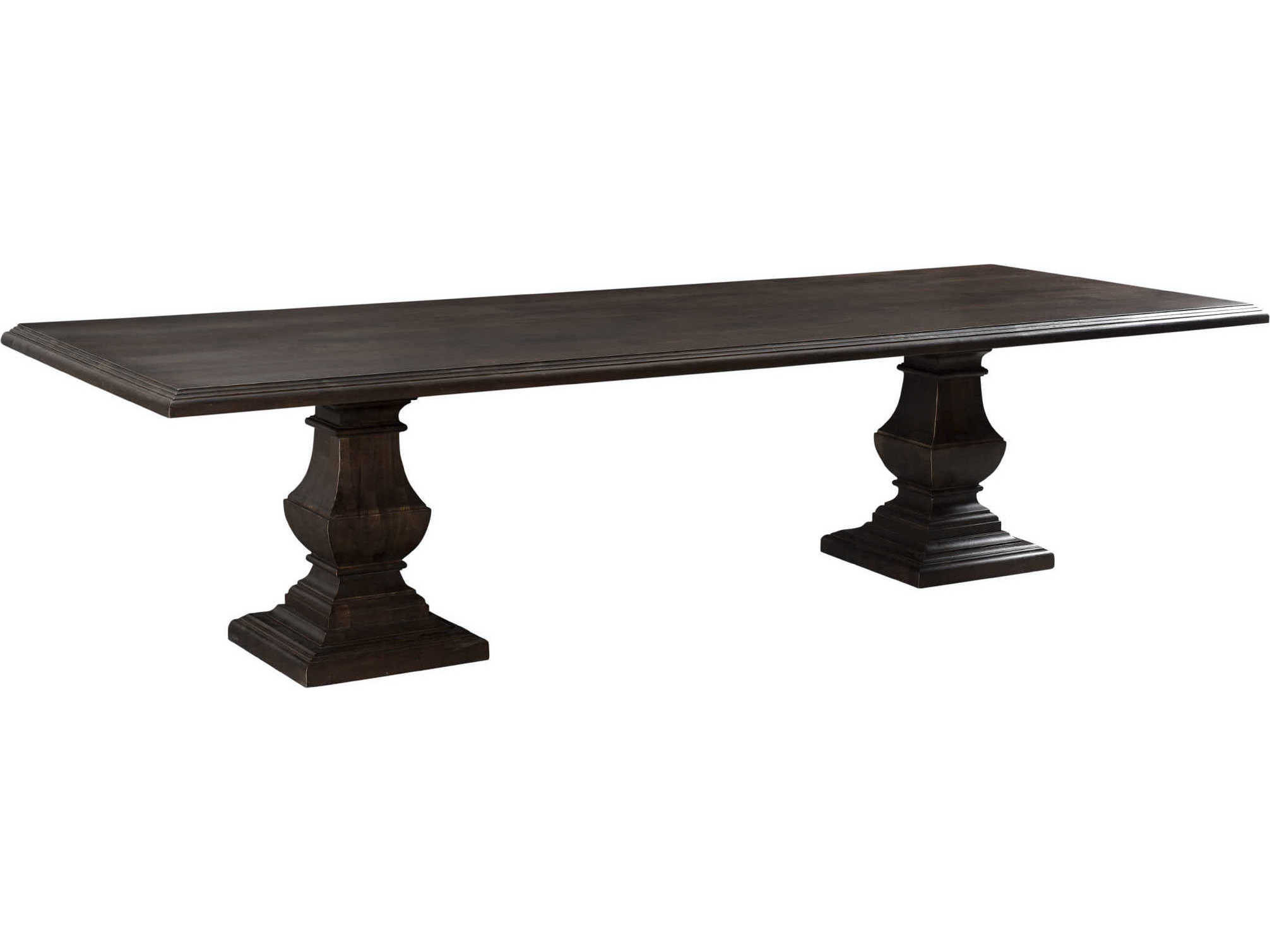 World Interiors Toulon Rectangular Wood Vintage Brown Dining Table