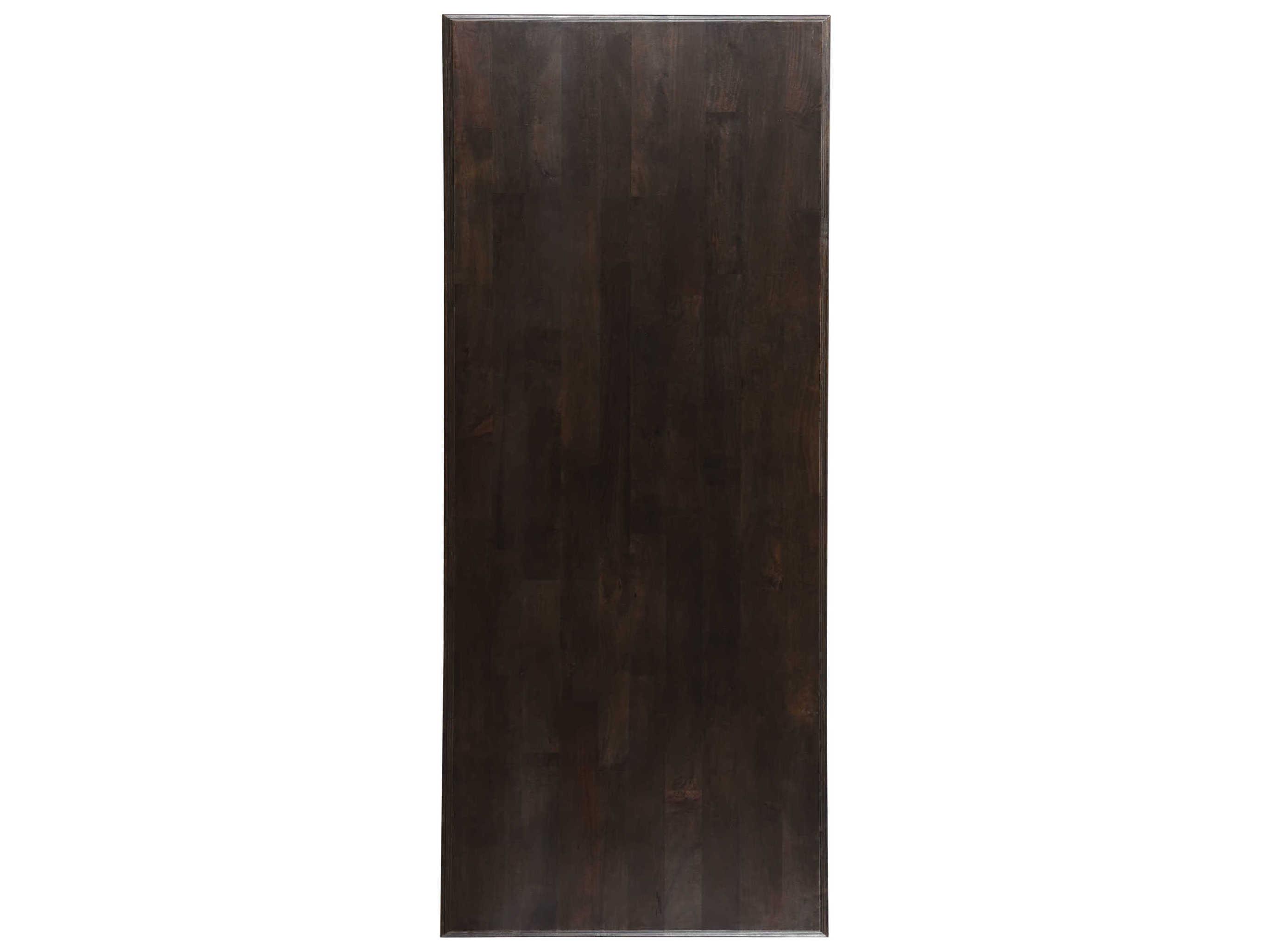 World Interiors Toulon Rectangular Wood Vintage Brown Dining Table
