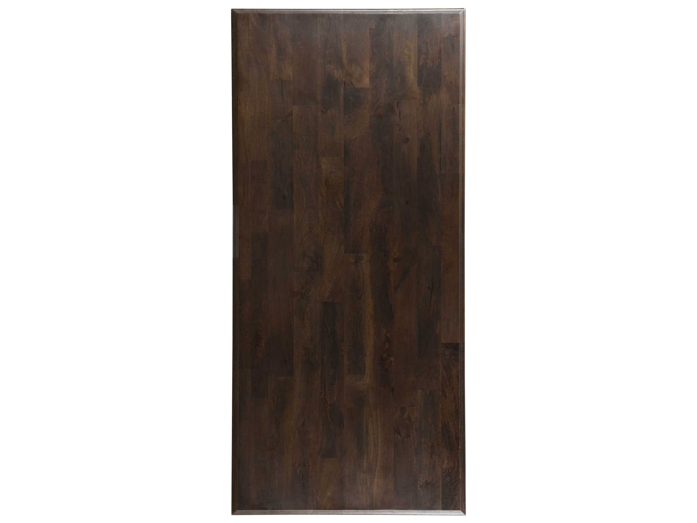 World Interiors Toulon Rectangular Wood Vintage Brown Dining Table