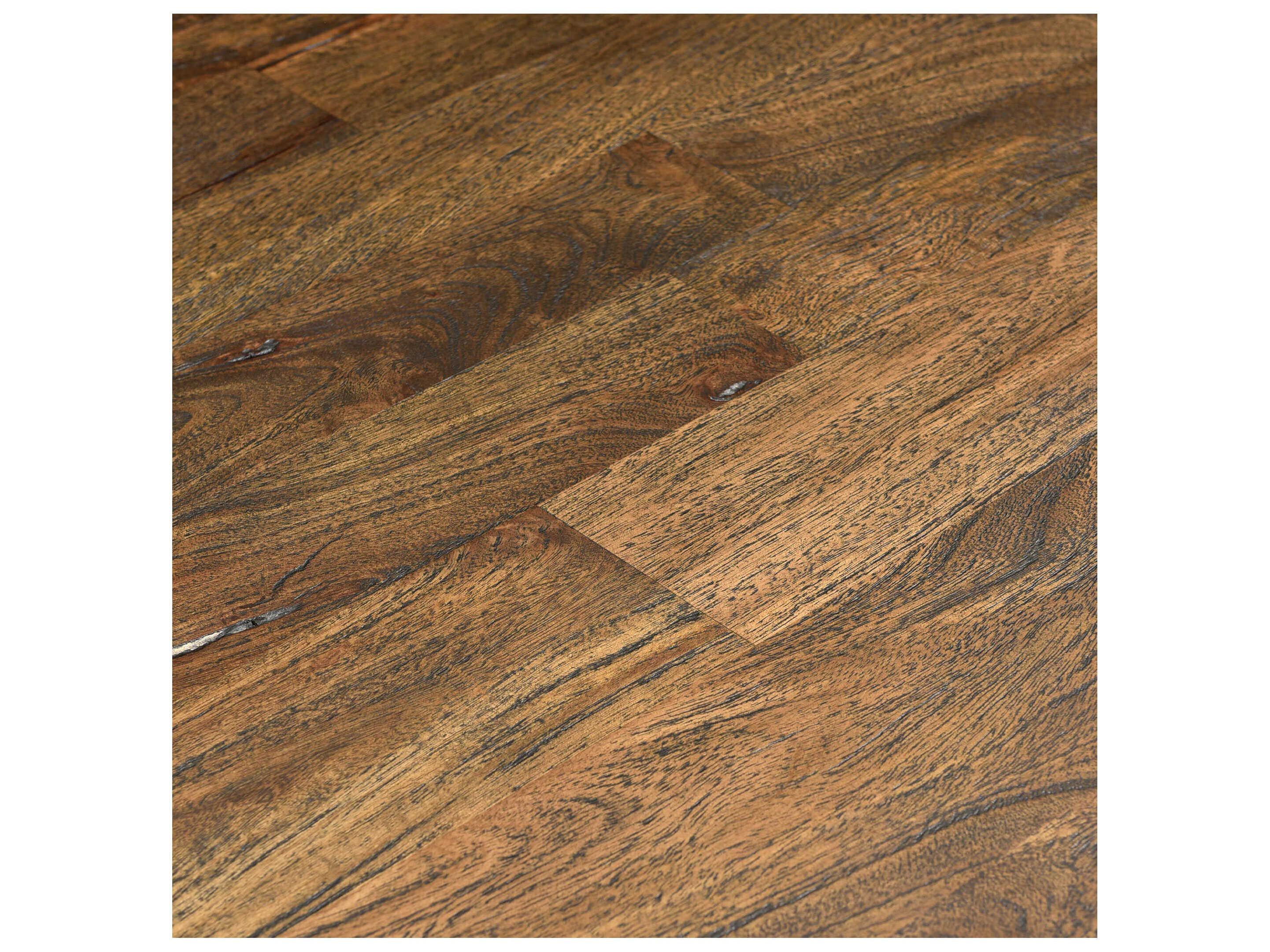 World Interiors Toulon Rectangular Wood Weathered Mango Dining Table