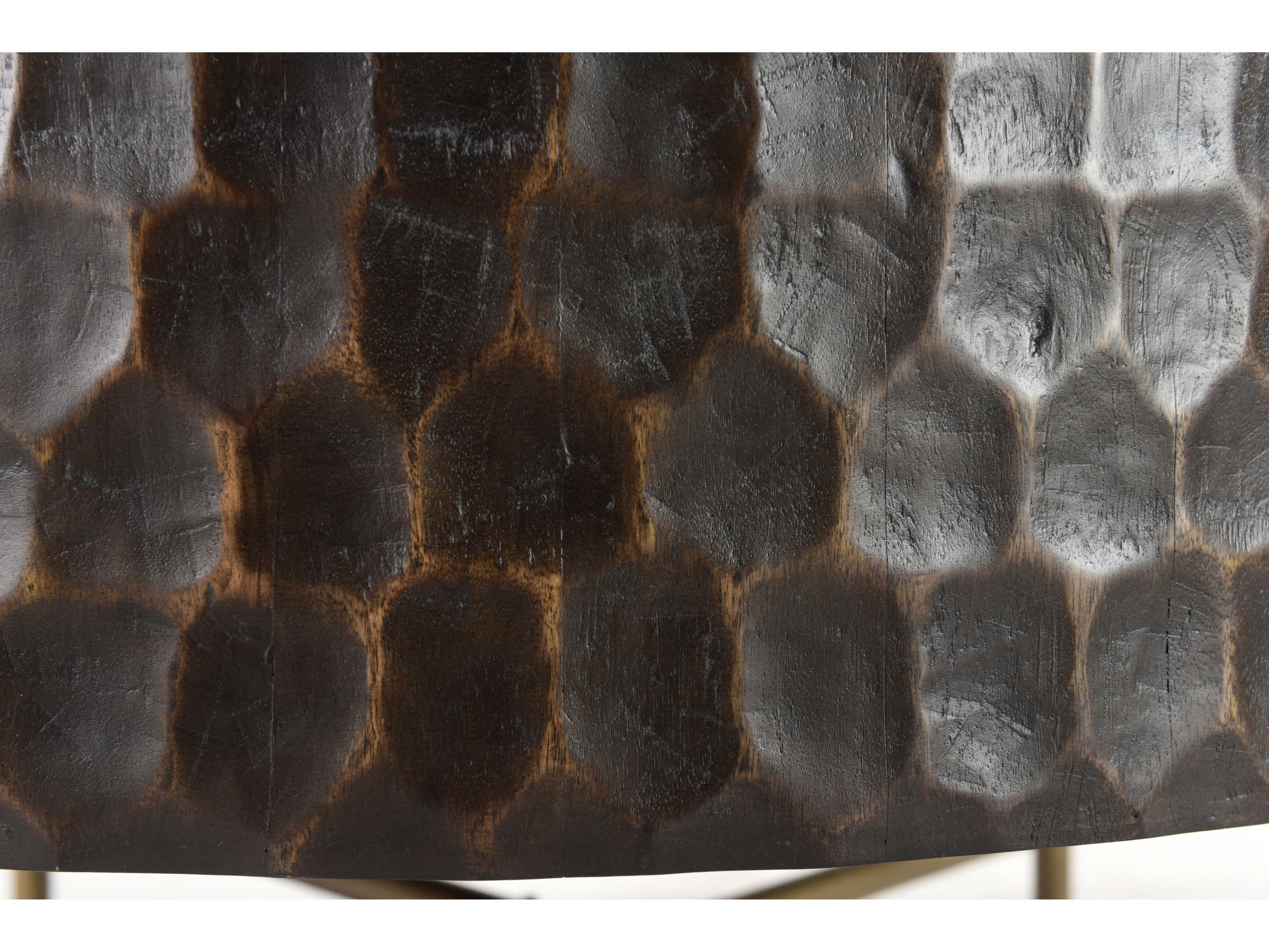 World Interiors Vallarta Round Wood Coffee Table