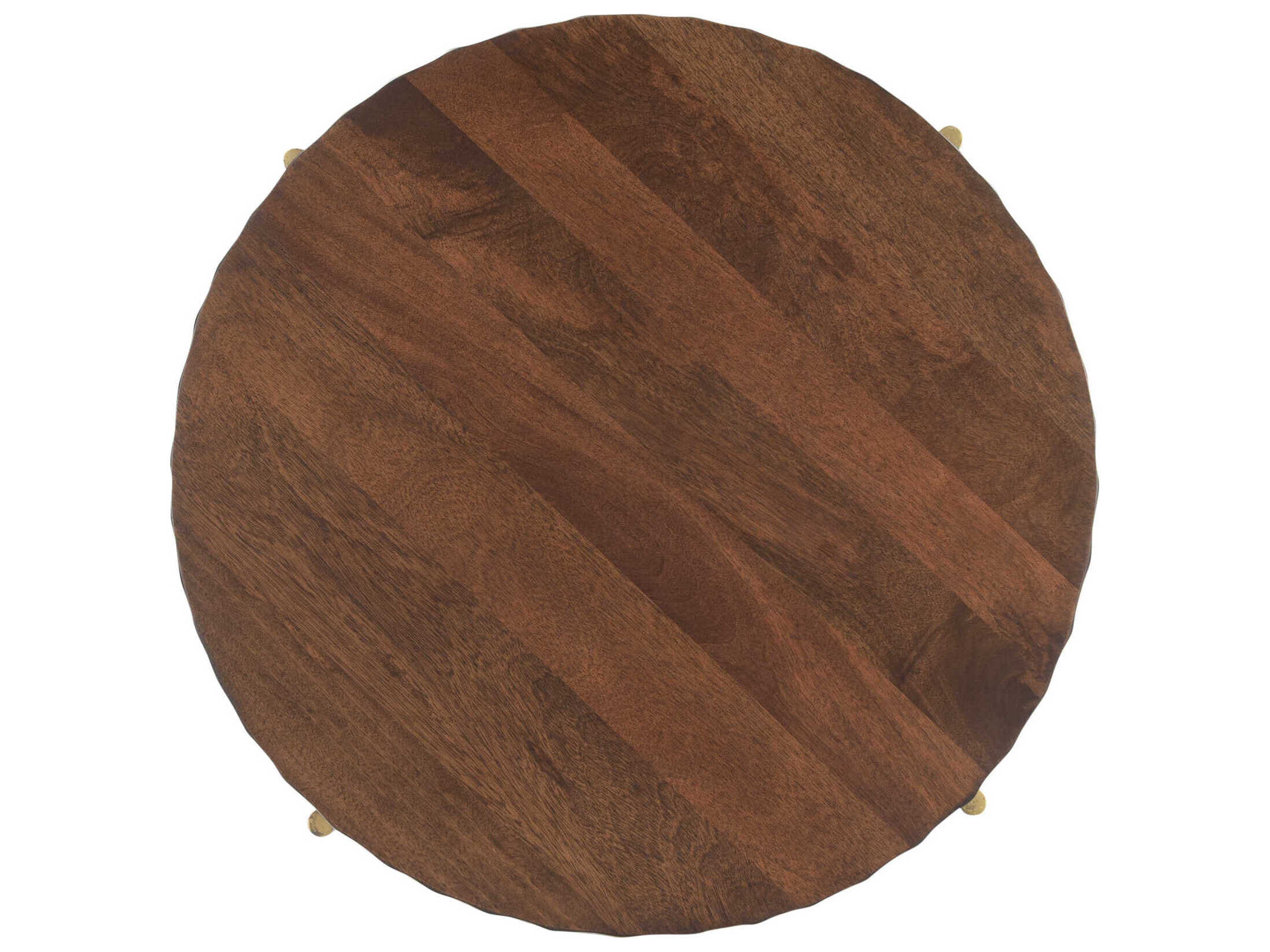 World Interiors Vallarta Round Wood End Table