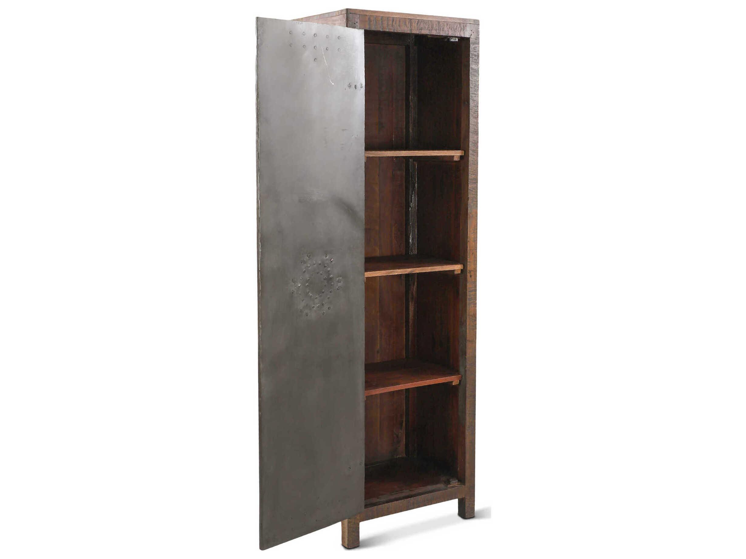 World Interiors Sterling Weathered Gray Cabinet