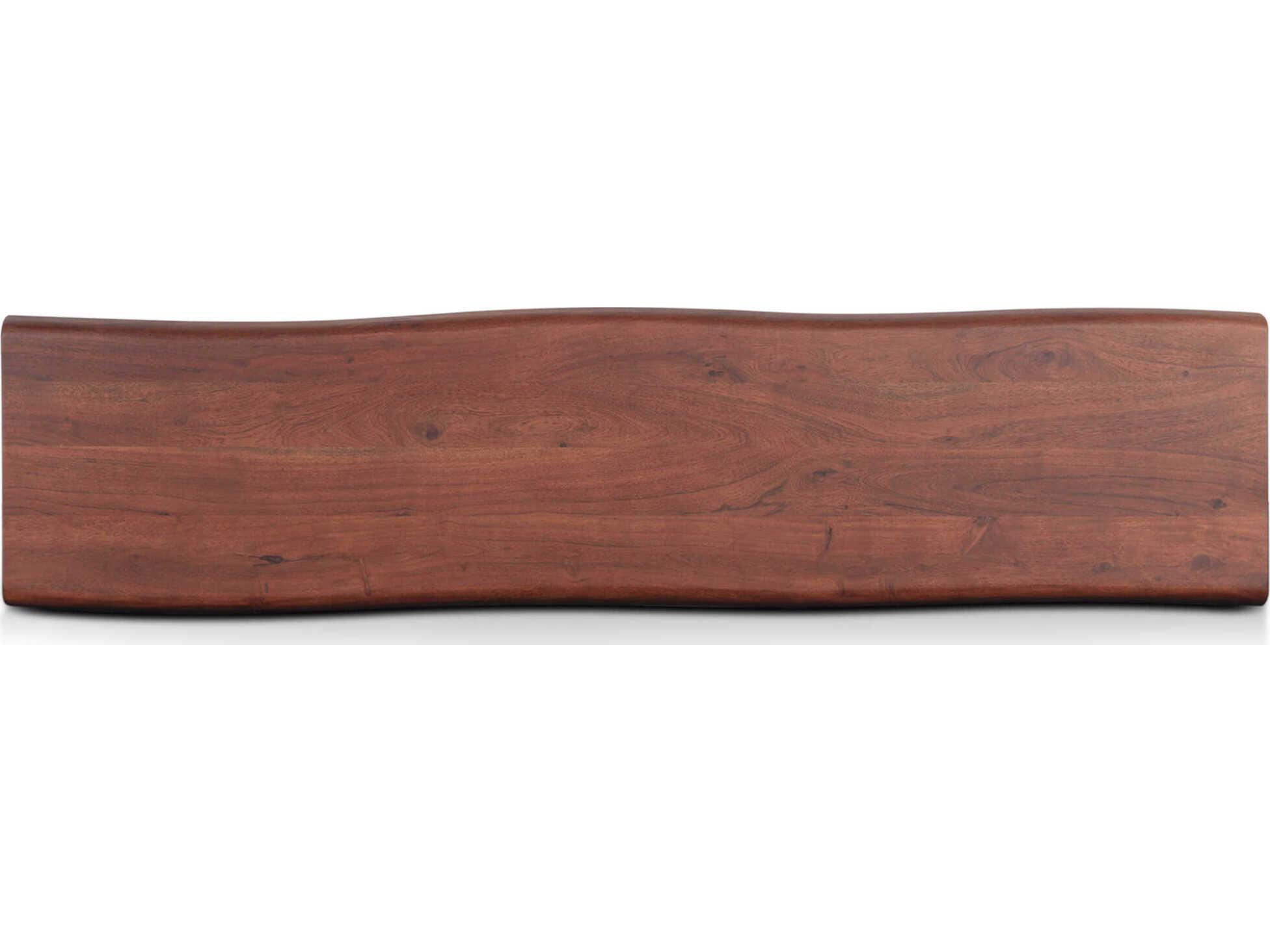 World Interiors Yarrow Light Seqouia Brown Accent Bench