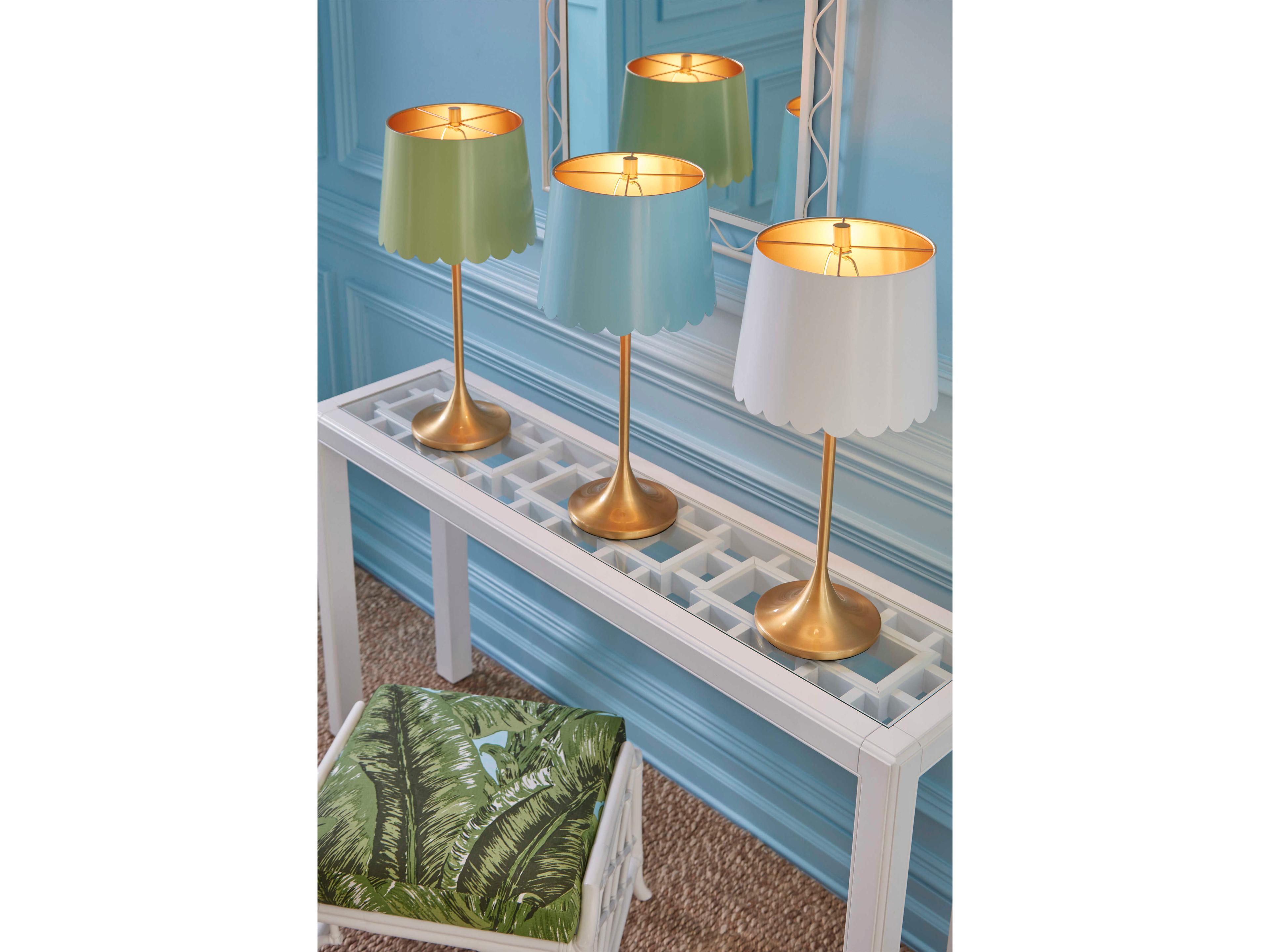Wildwood Mirasol Blue Sky Metal Buffet Lamp