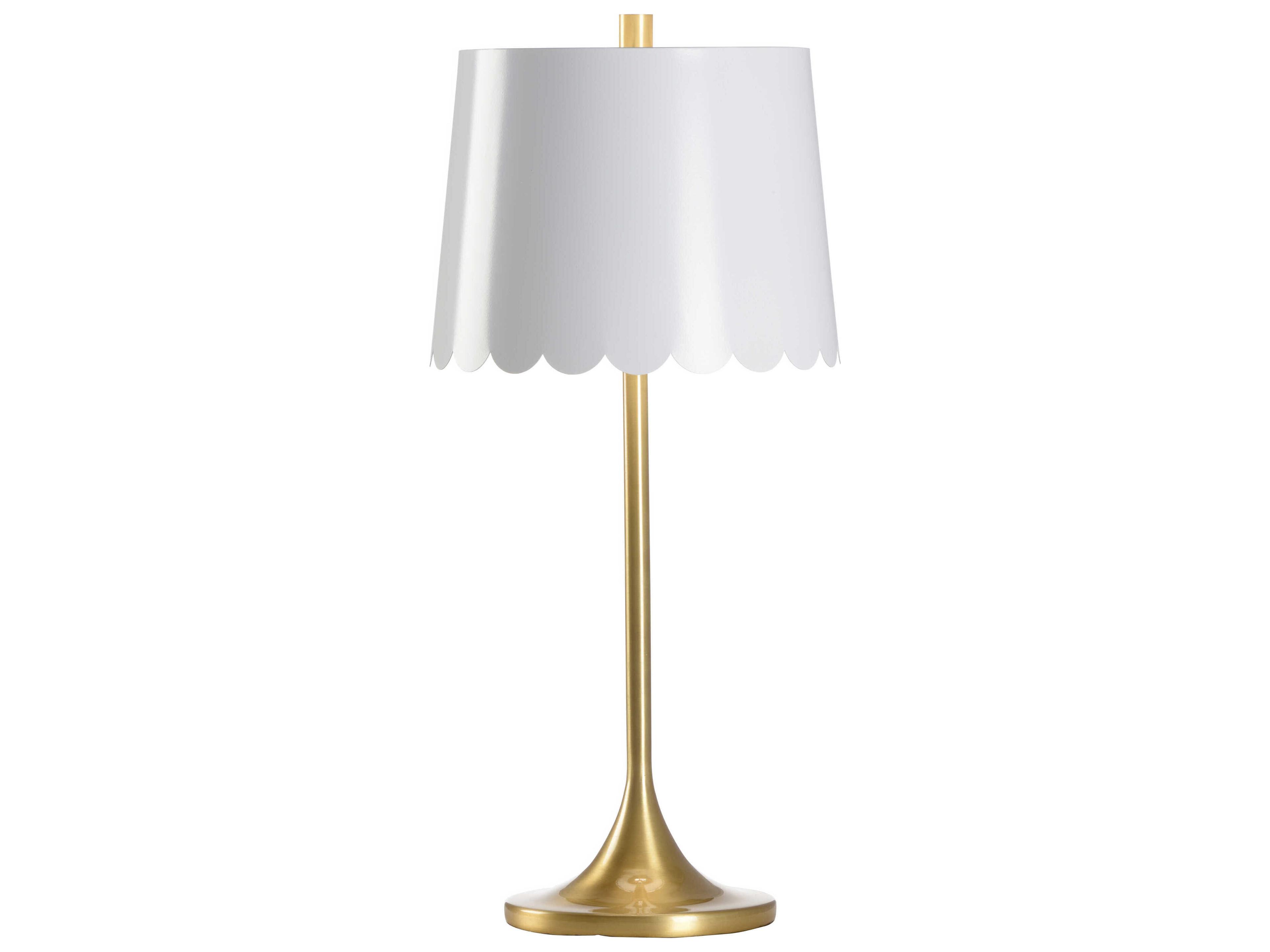 Wildwood Mirasol White Metal Buffet Lamp