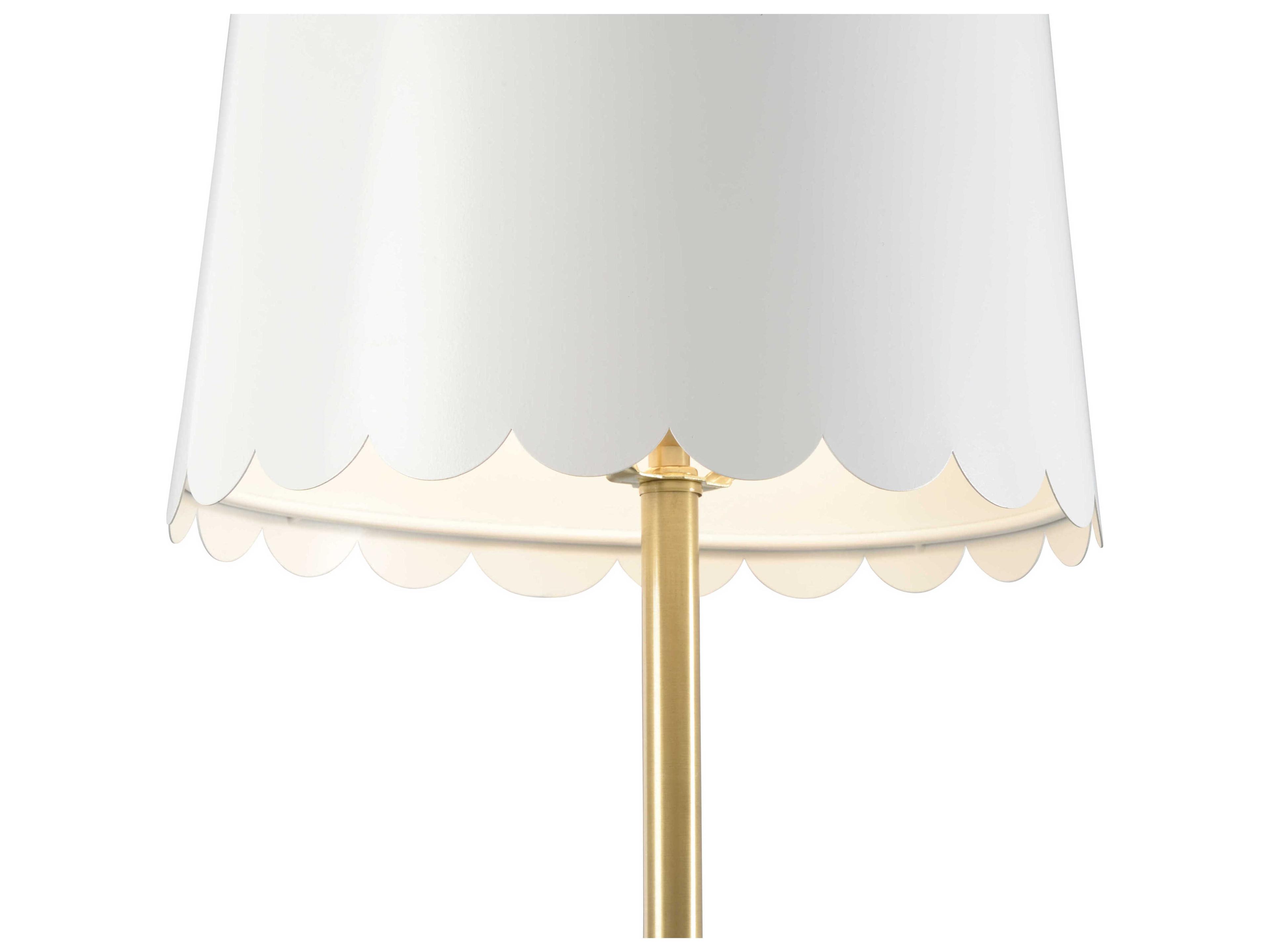 Wildwood Mirasol White Metal Buffet Lamp