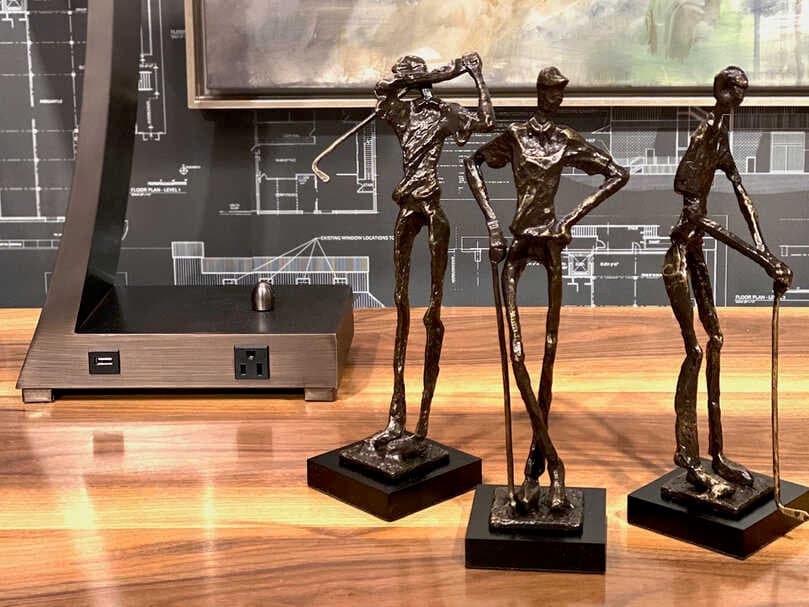 Wildwood Swinging Golfer Sculpture