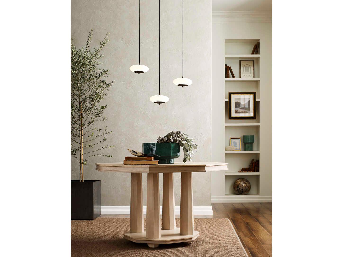 Wildwood Coley Octagon Wood Rift Cut White Oak Dining Table