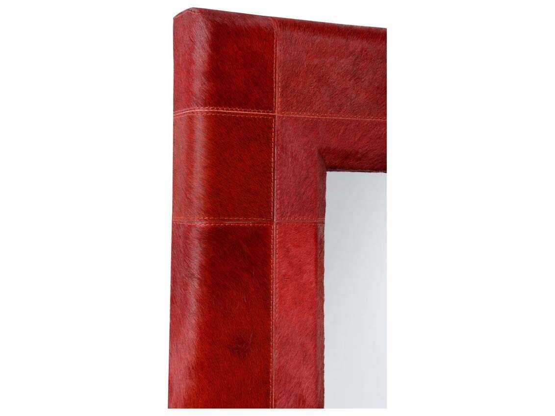 Wildwood Denise Mcgaha Taurus Red Square Wall Mirror