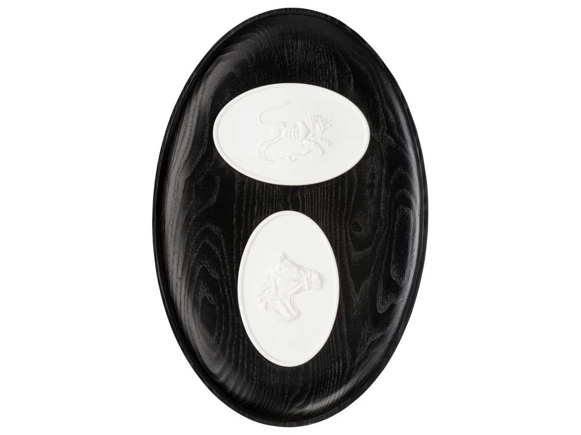 Wildwood Denise Mcgaha Black Matte White Toro Framed Intaglios-II