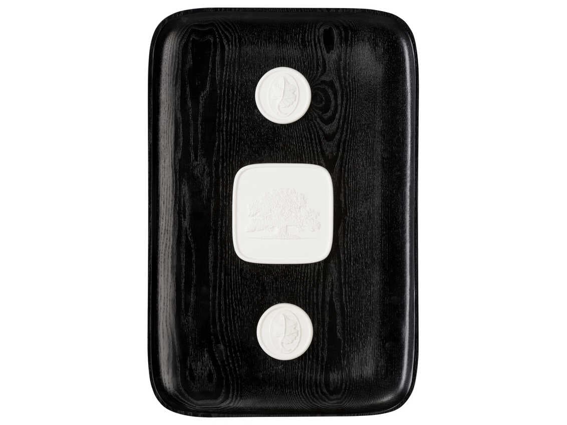 Wildwood Denise Mcgaha Black Matte White Acorn Framed Intaglios