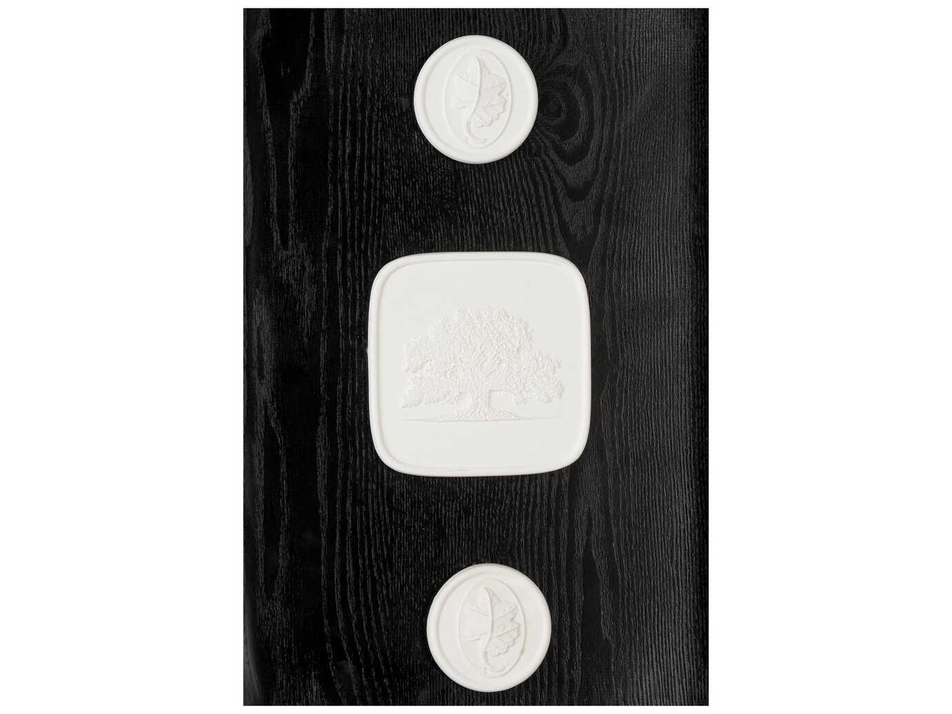 Wildwood Denise Mcgaha Black Matte White Acorn Framed Intaglios