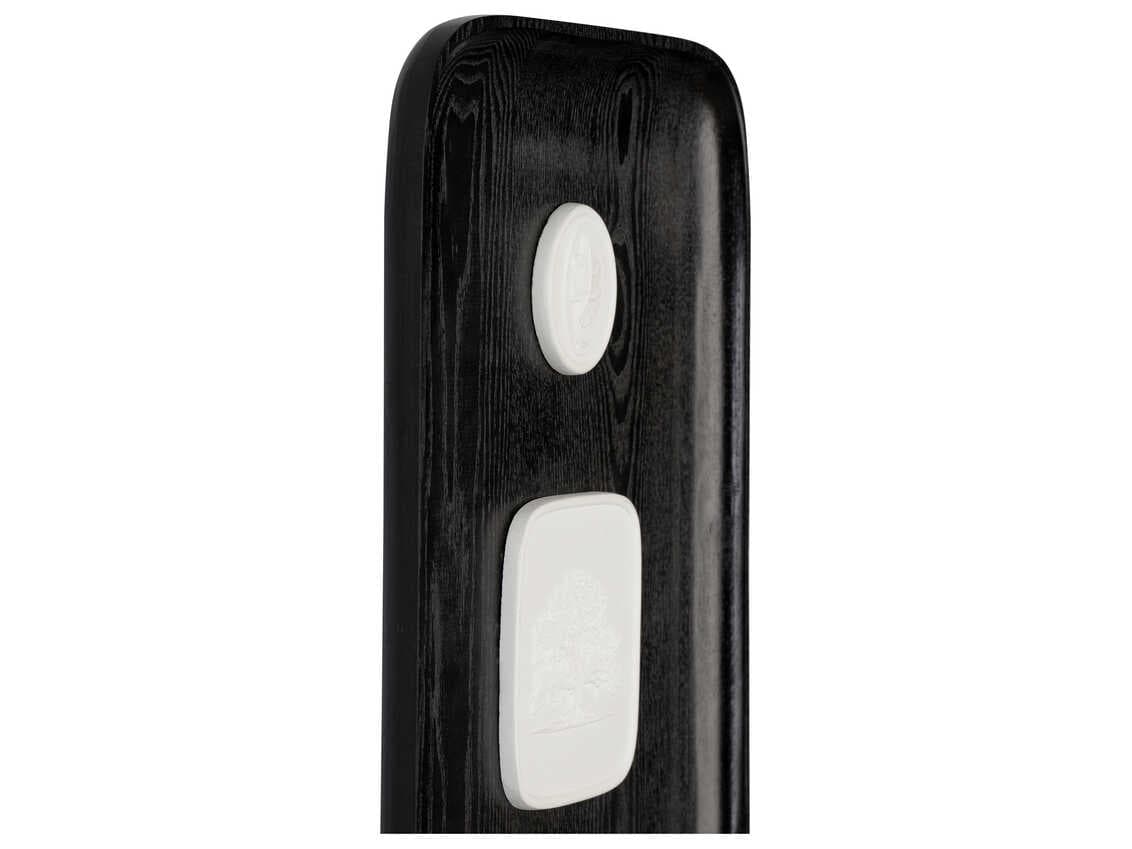 Wildwood Denise Mcgaha Black Matte White Acorn Framed Intaglios