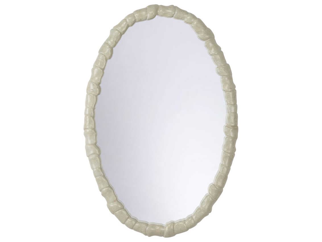 Wildwood Denise Mcgaha White Oval Wall Mirror