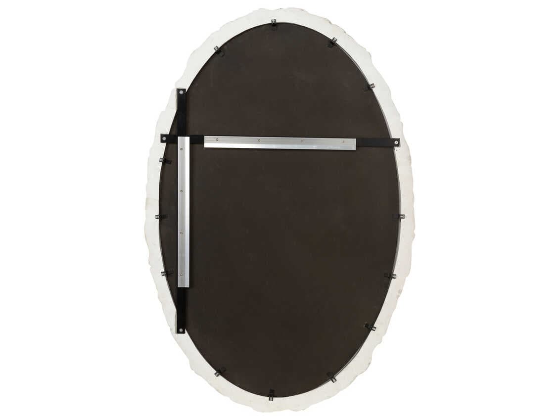 Wildwood Denise Mcgaha White Oval Wall Mirror