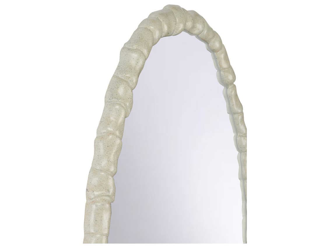 Wildwood Denise Mcgaha White Oval Wall Mirror