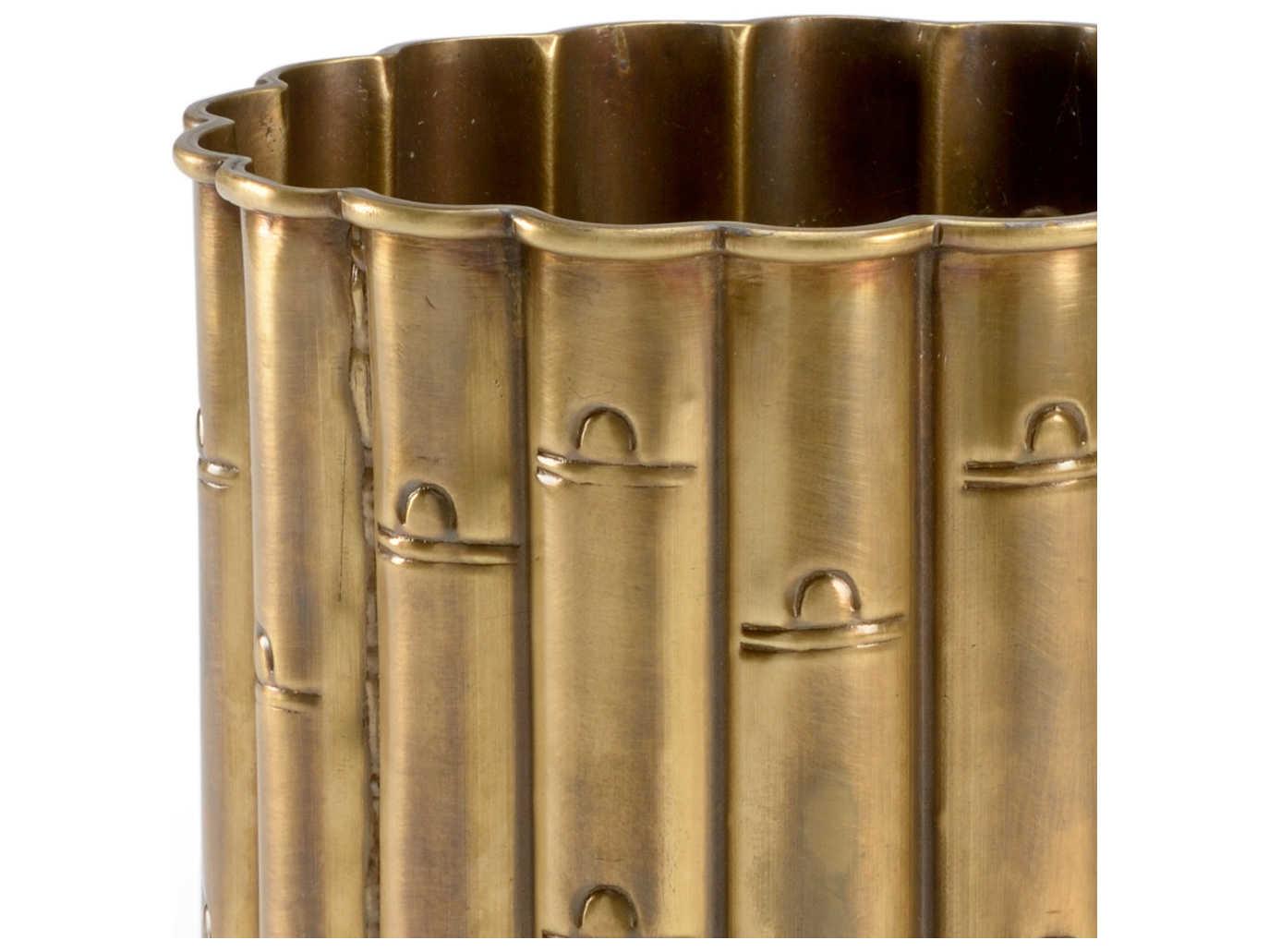 Wildwood Brass Bamboo Planter