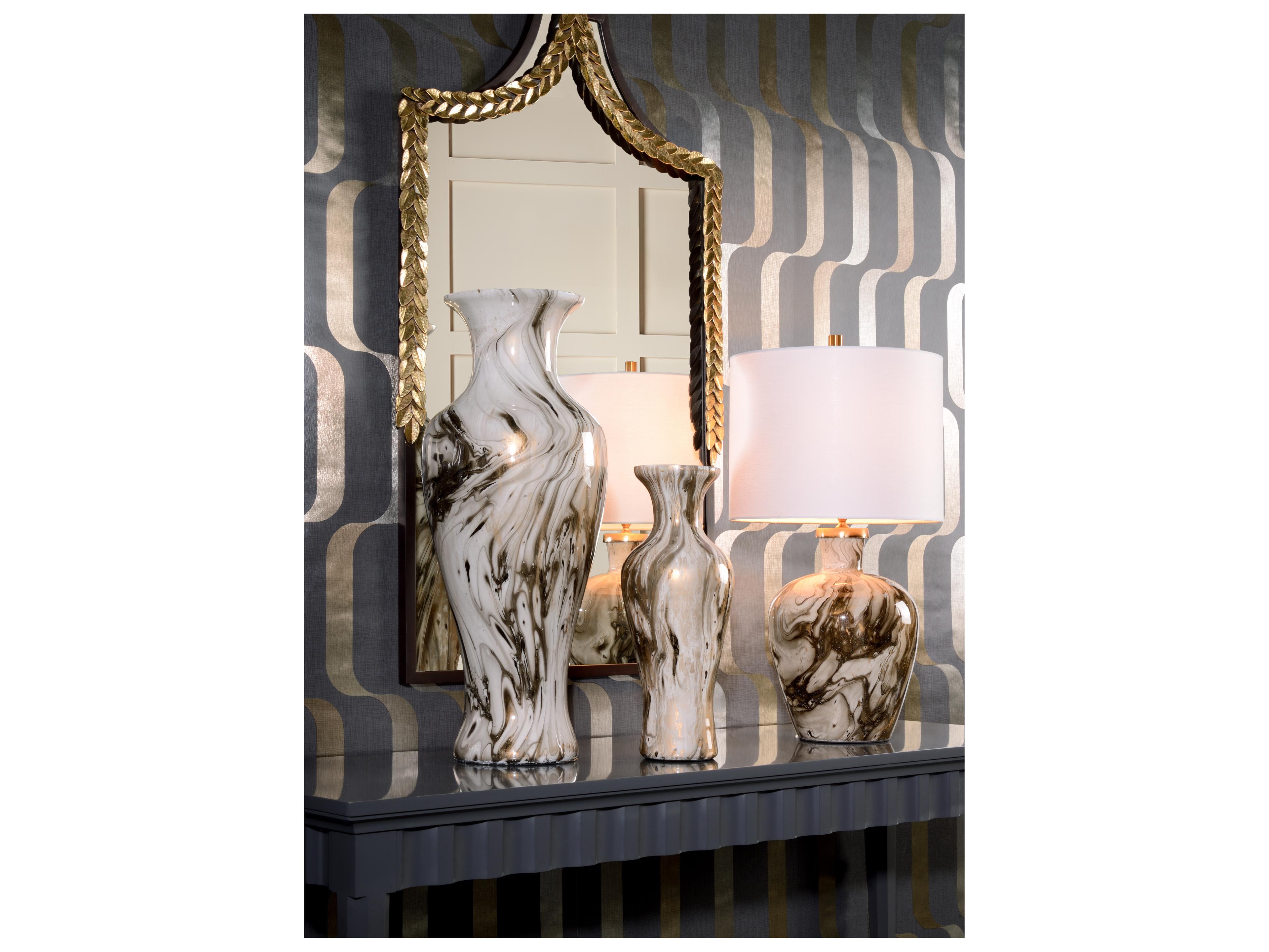 Wildwood Calacatta Calcutta Gold White Cream Vase