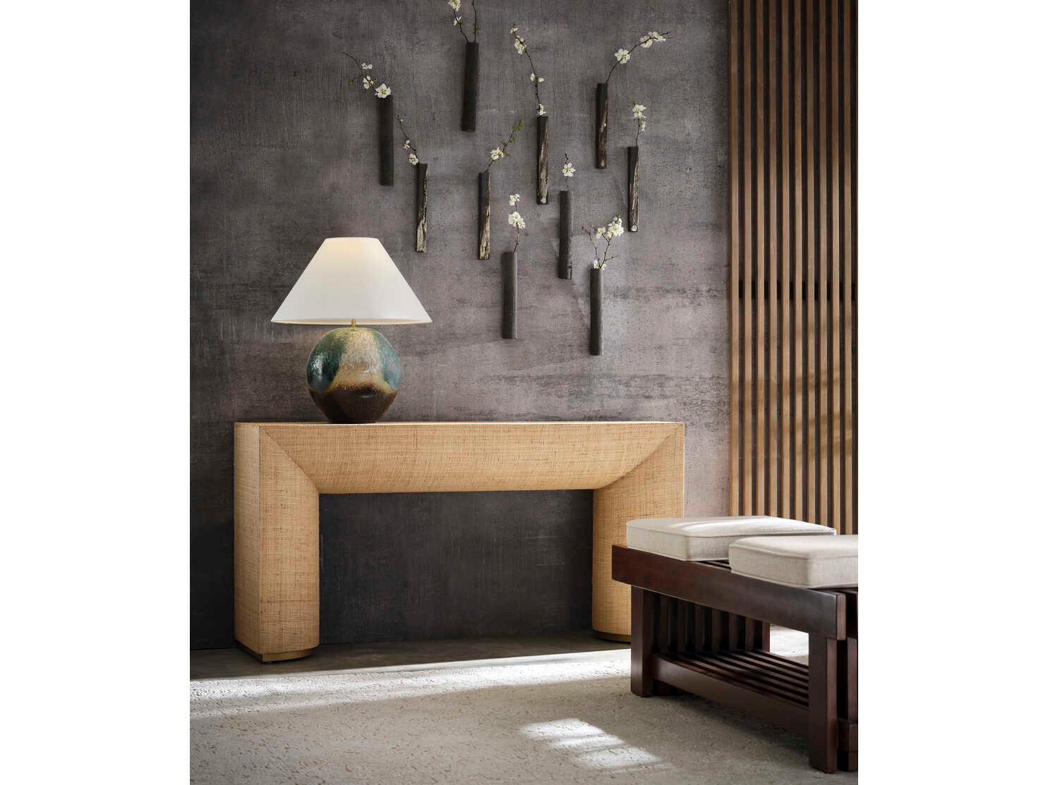 Wildwood Shiga Hanaire Brown Wall Vase