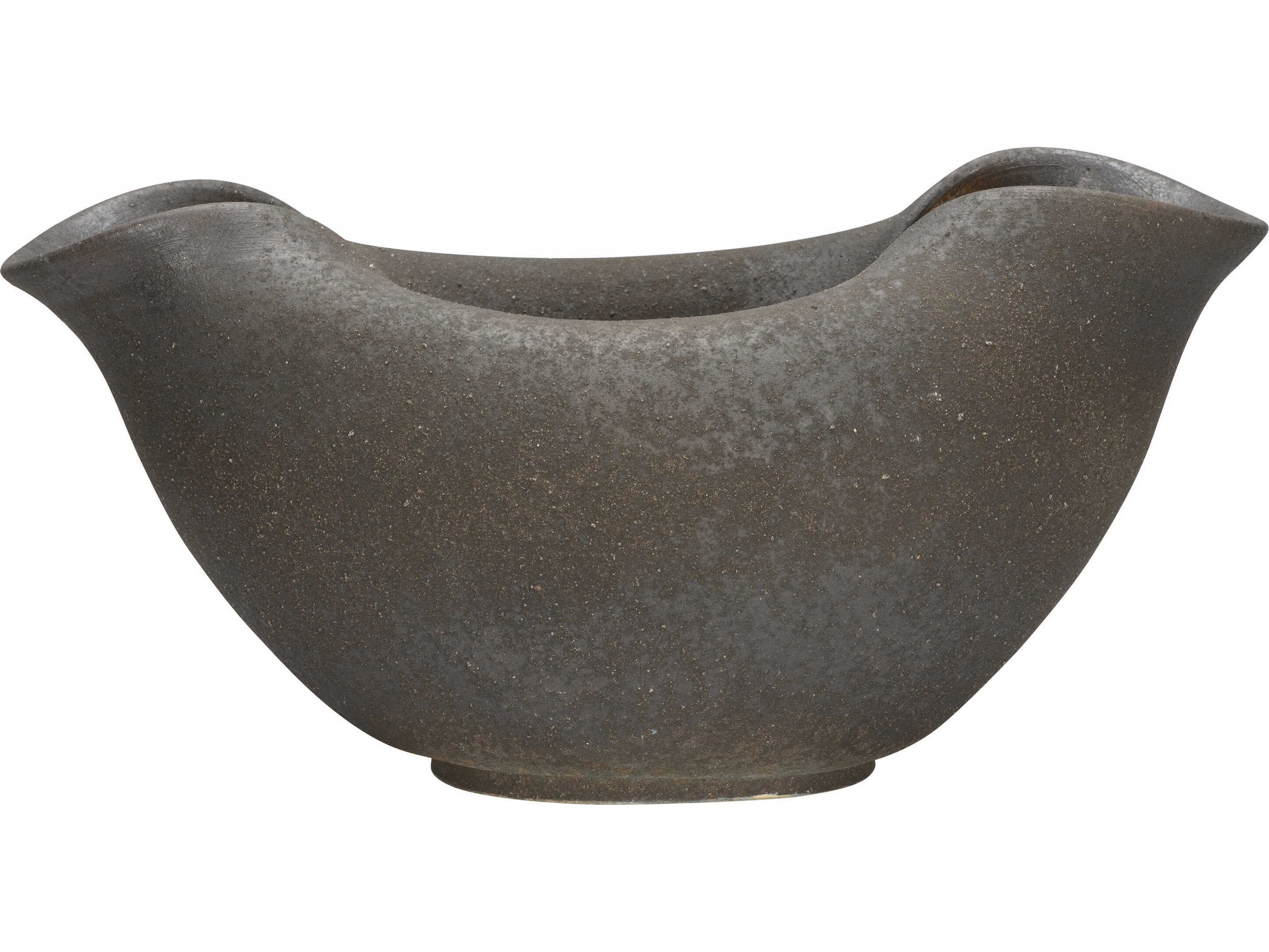 Wildwood Shiga Sendai Sandy Black Vase