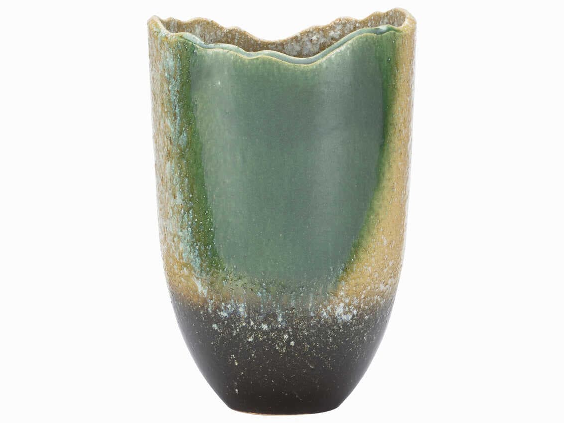 Wildwood Shiga Green Cream Gizagiza Vase