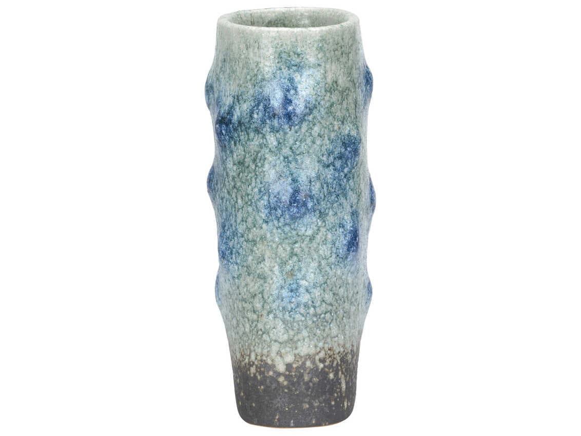 Wildwood Shiga Blue Green Indigo Vase