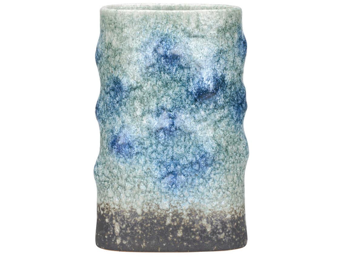 Wildwood Shiga Blue Green Indigo Vase