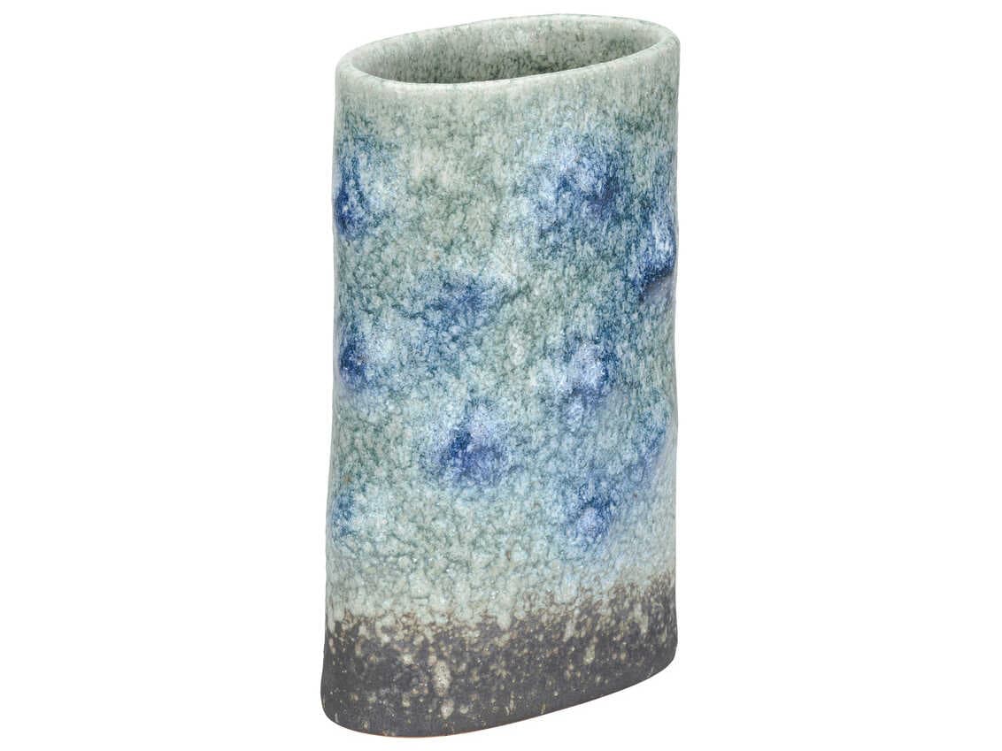 Wildwood Shiga Blue Green Indigo Vase