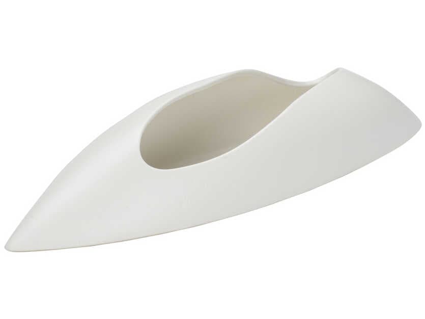 Wildwood Shiga White Glaze Ikebana Vase