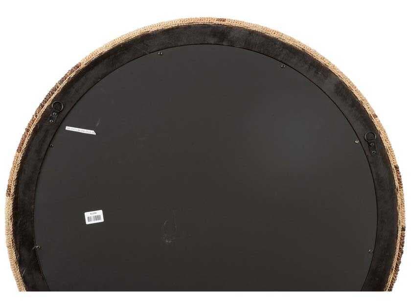 Wildwood Calusa Brown Round Wall Mirror