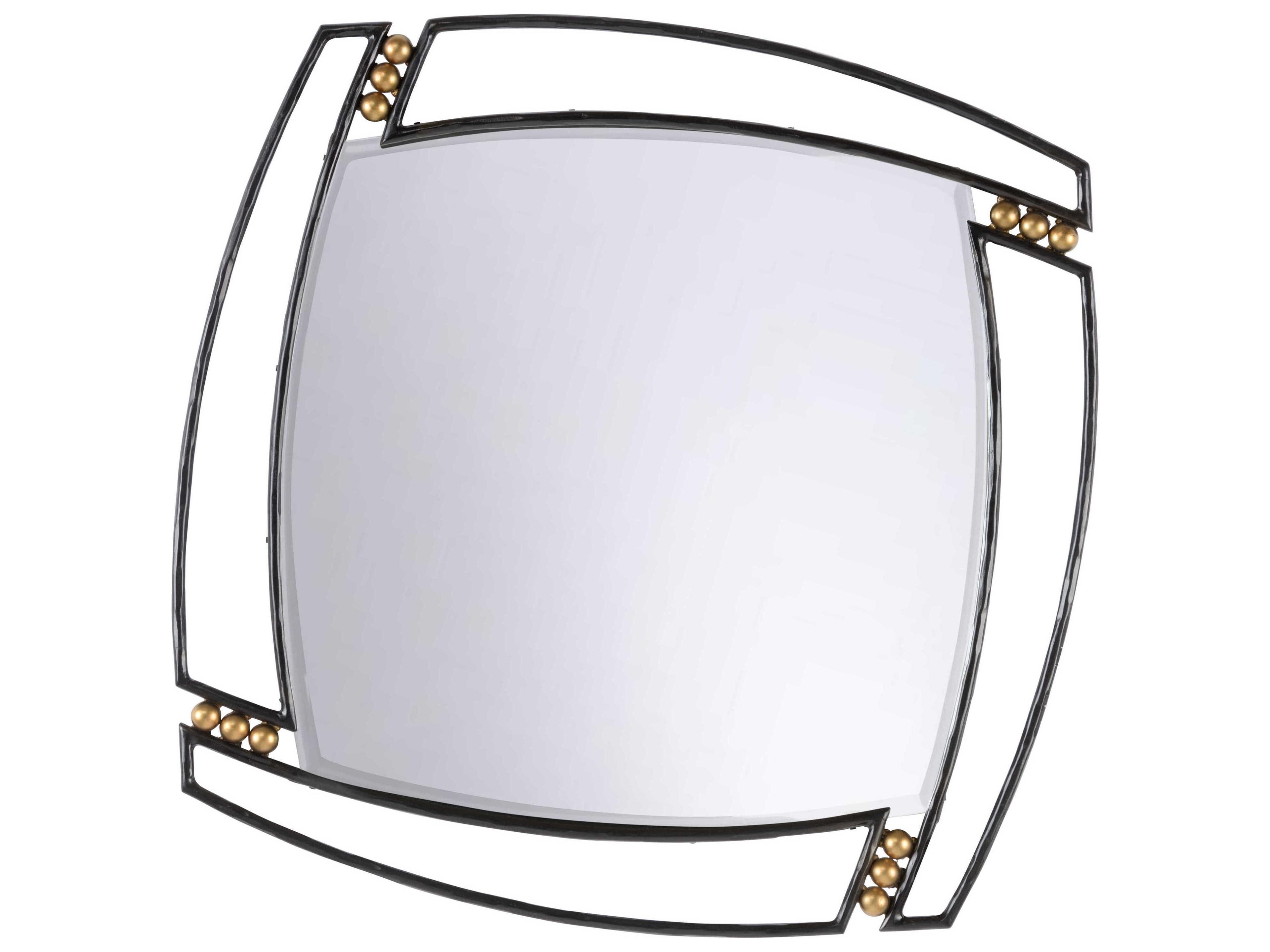 Wildwood Roxy Black Antique Brass Wall Mirror