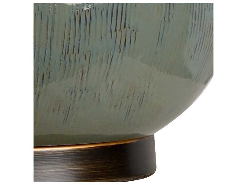 Wildwood Fig Moss Green Natural Linen Table Lamp