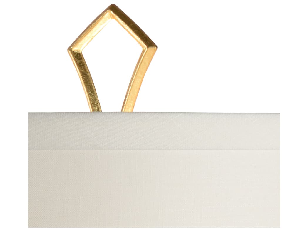 Wildwood Emma Sea Mist Green Ivory Linen Buffet Lamp