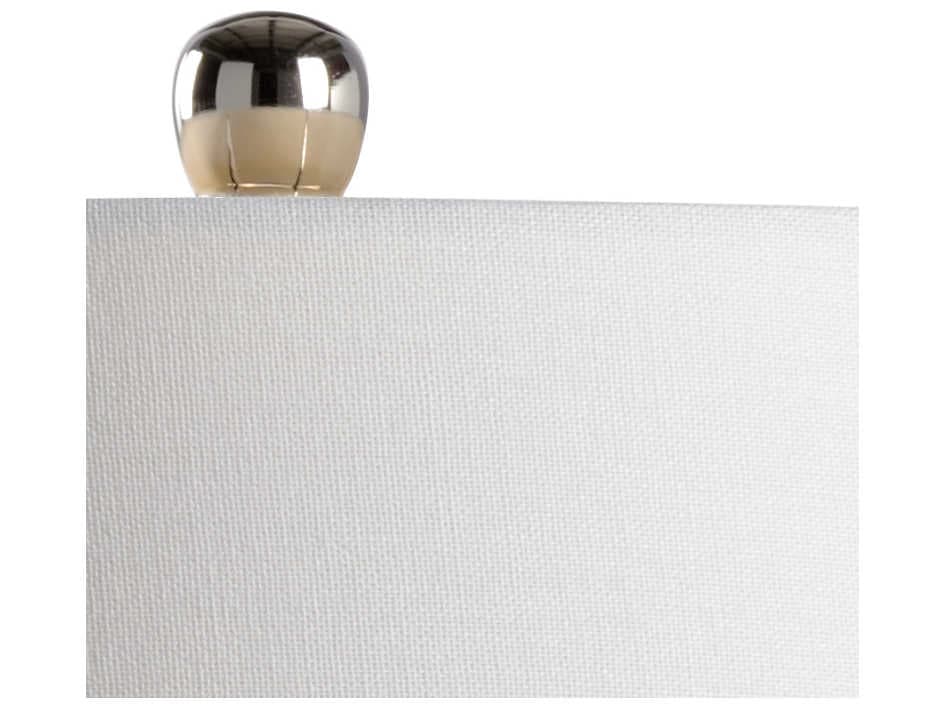 Wildwood Orton Concrete Gray Off White Linen Table Lamp