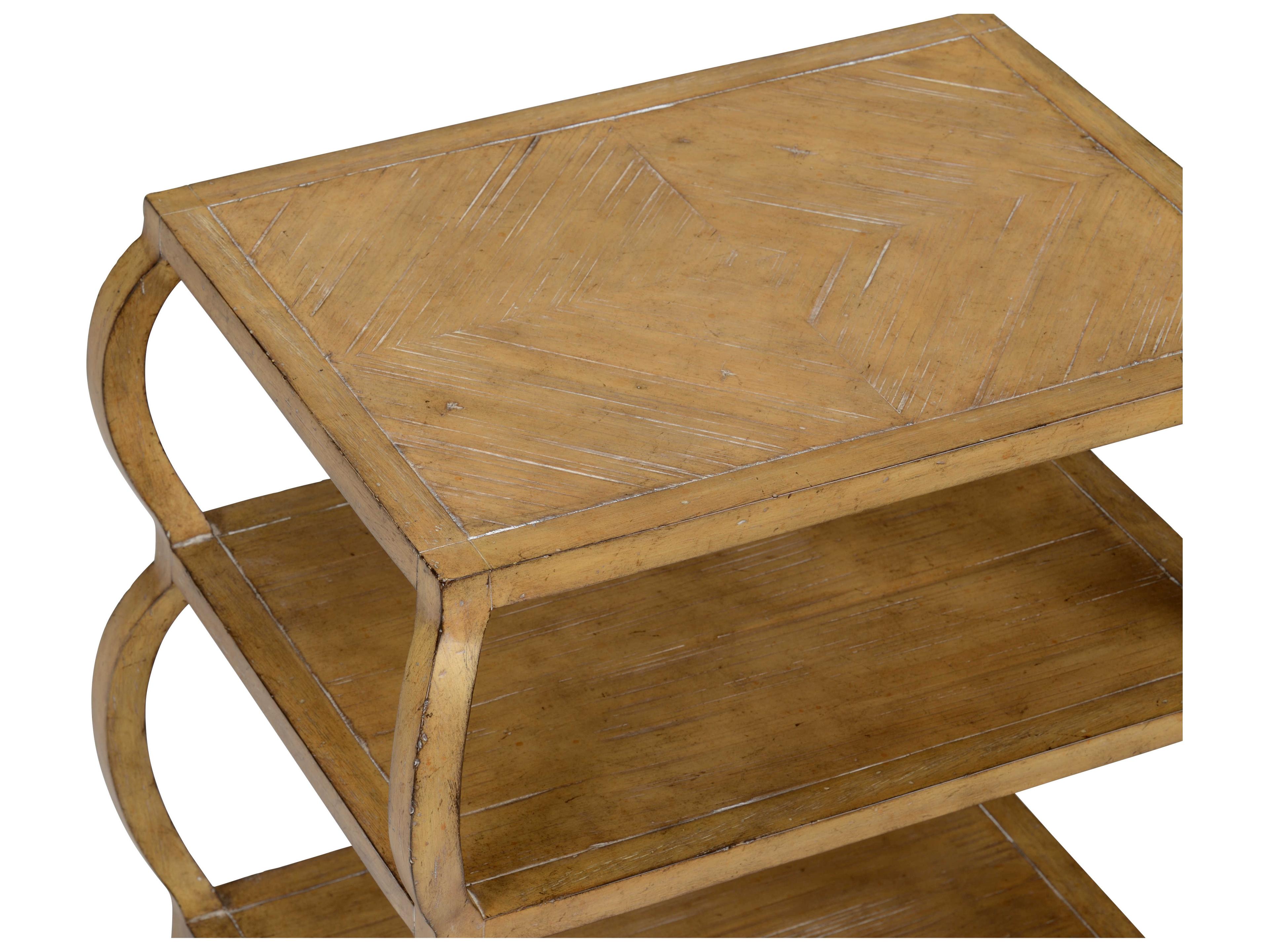 Wildwood Kate Rectangular Wood Honey End Table