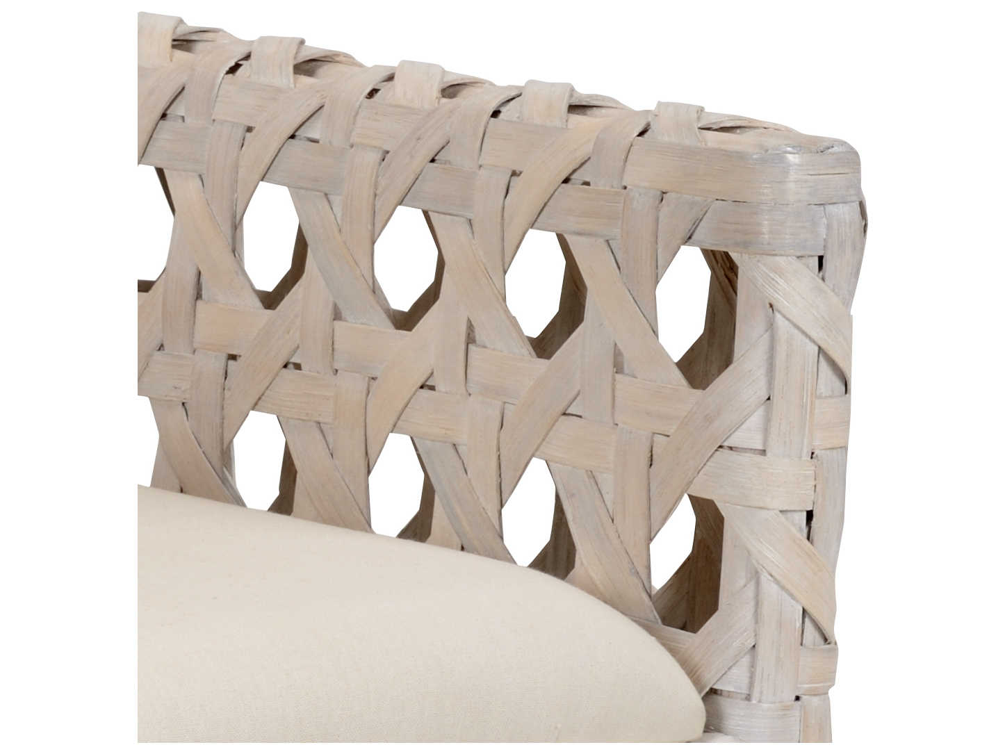 Wildwood Mandaue White Fabric Accent Chair