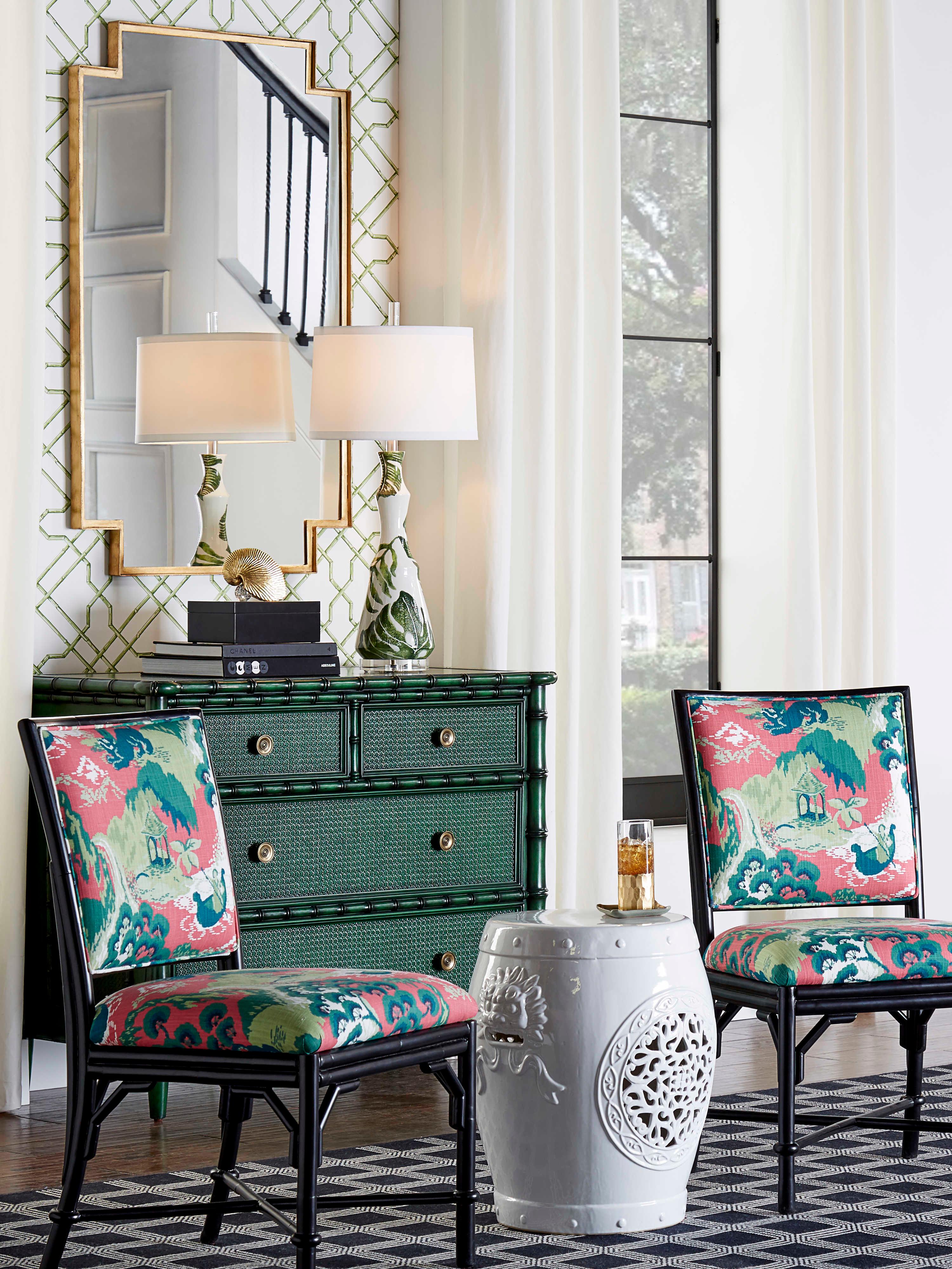 Wildwood Borneo Emerald Green Hardwood Accent Chest