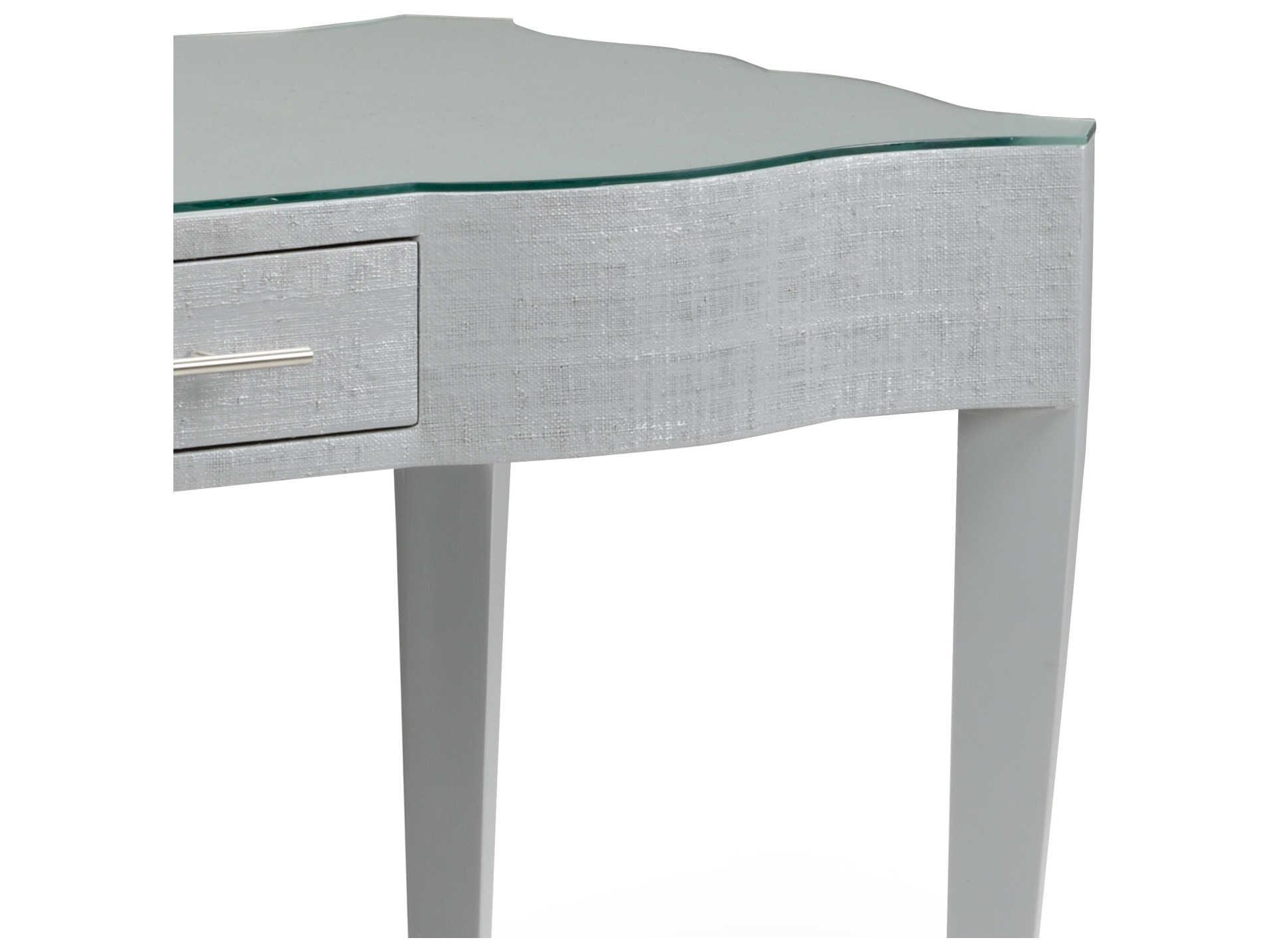 Wildwood Harlee Gary Gray Solid Wood Writing Desk