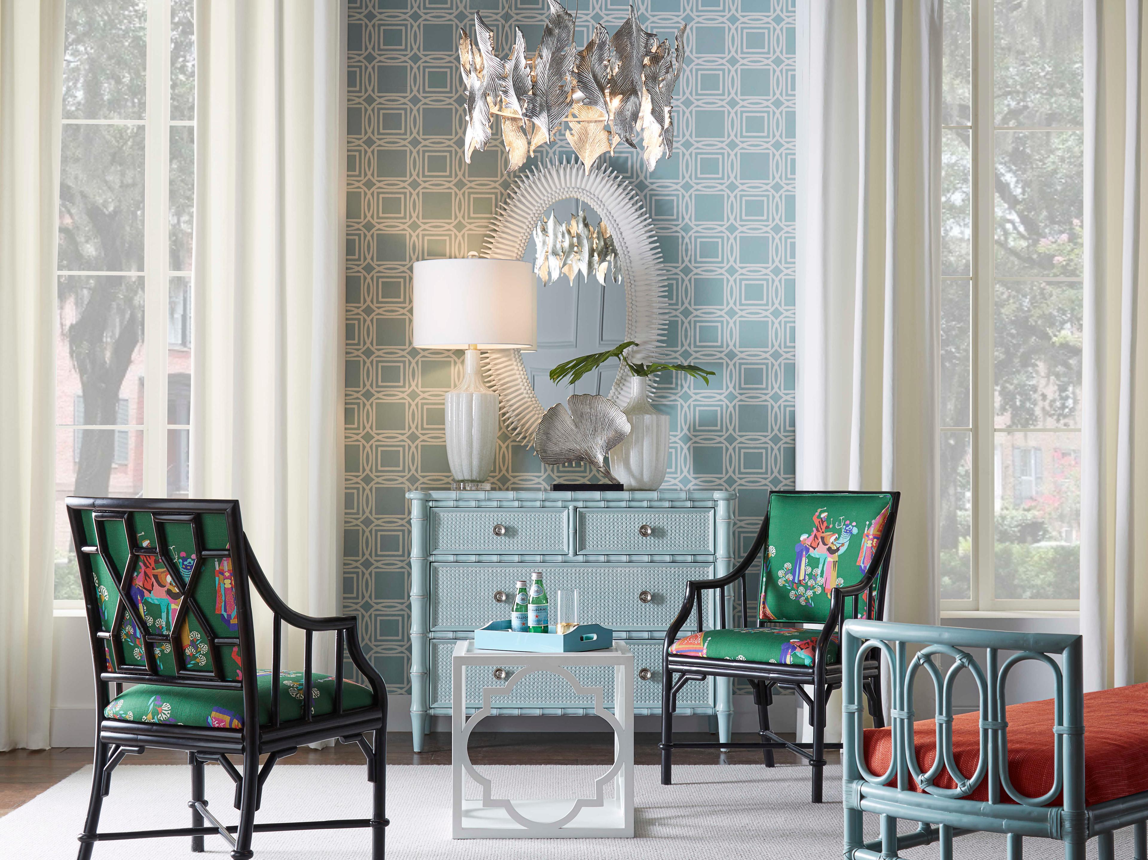 Wildwood Gutshall Blue Hardwood Accent Chest