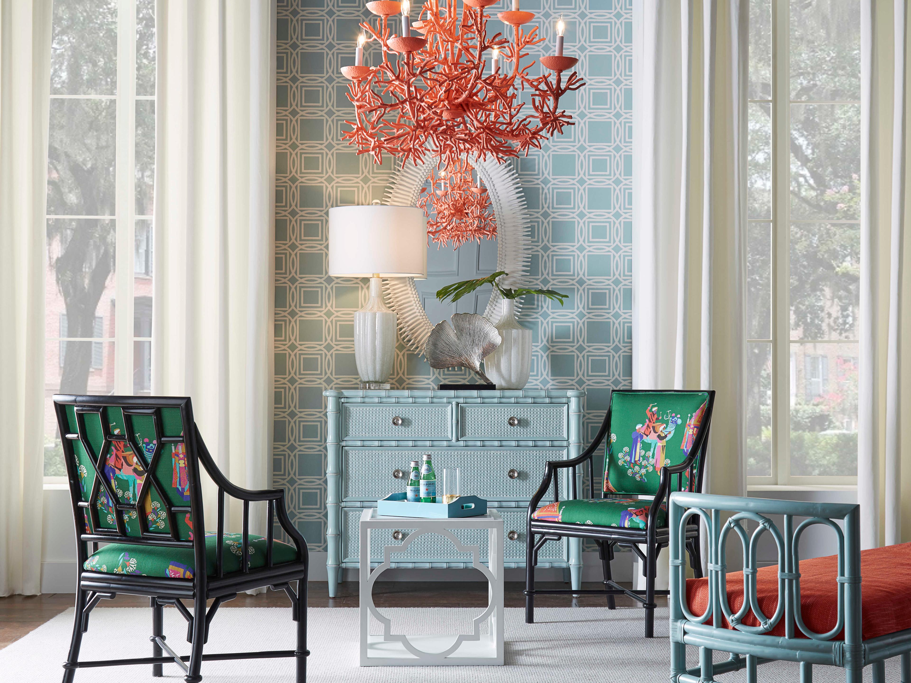 Wildwood Gutshall Blue Hardwood Accent Chest