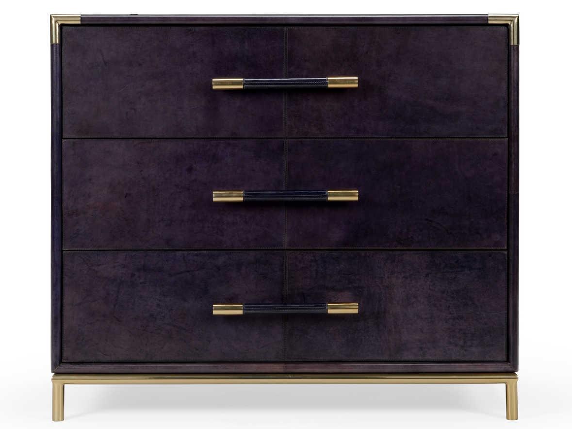 Wildwood Bruce 3-Drawers Blue Dresser