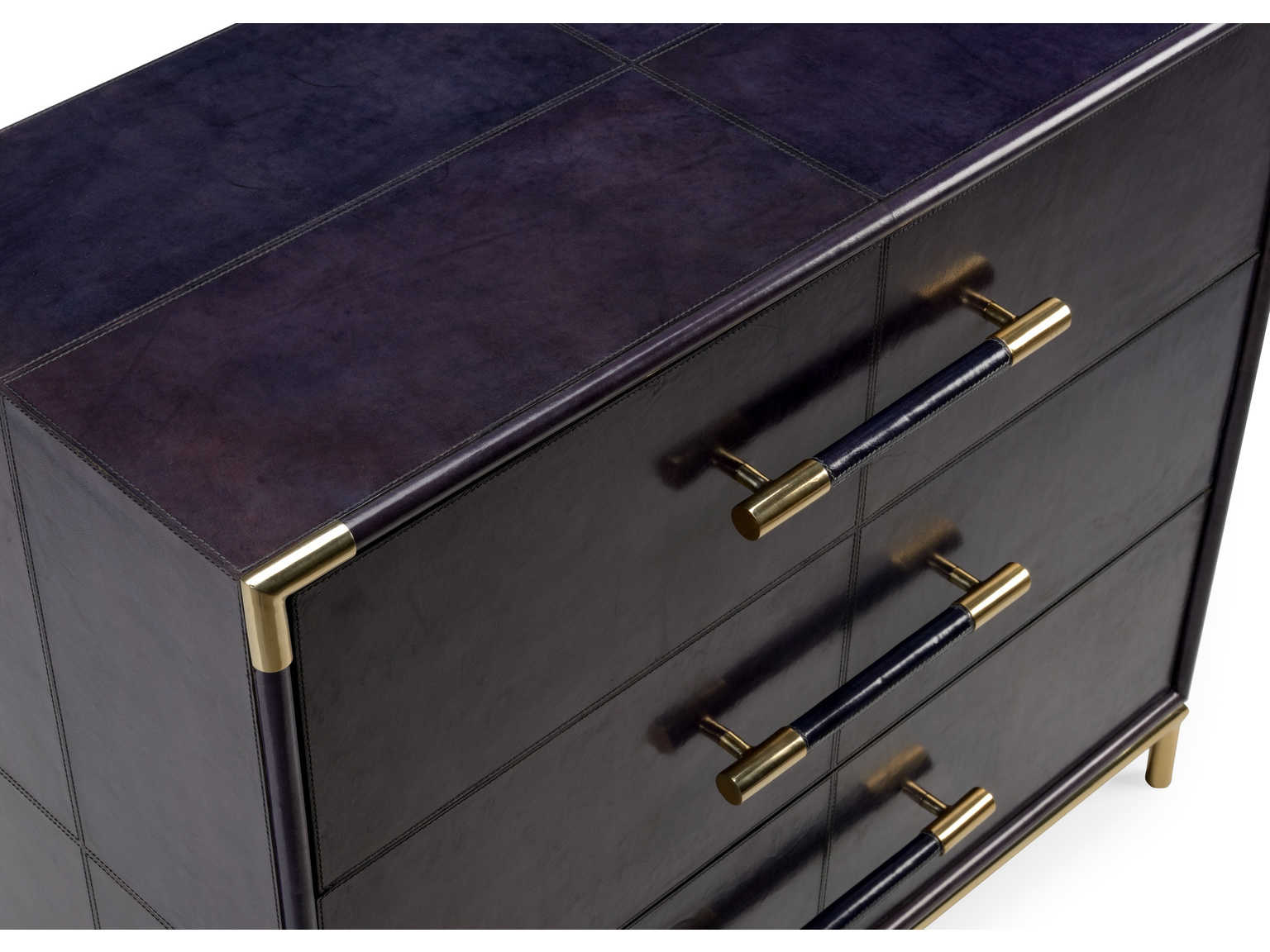 Wildwood Bruce 3-Drawers Blue Dresser