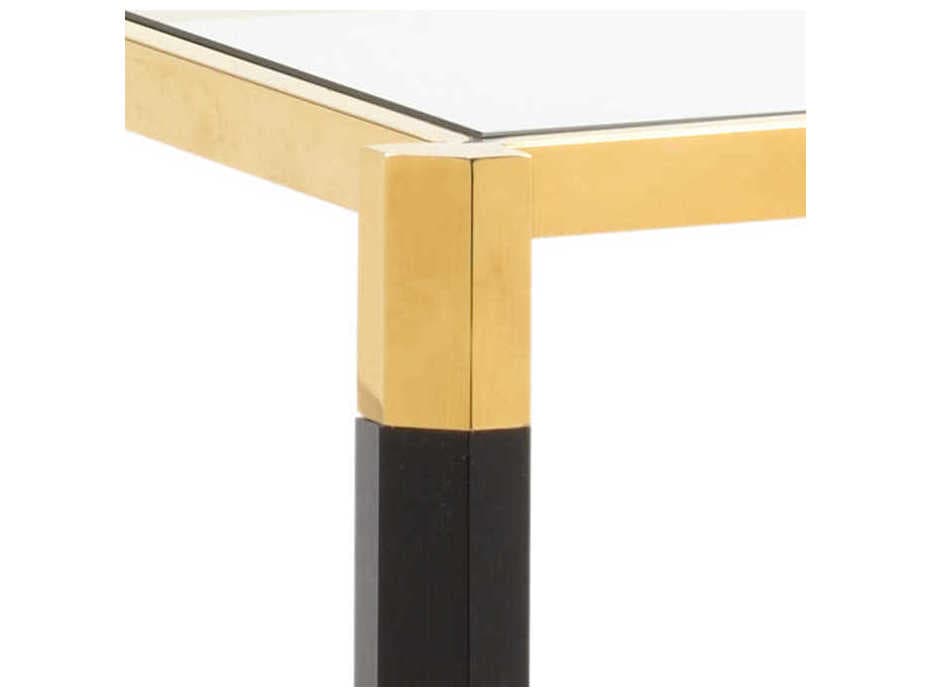 Wildwood Boulevardier Glass Clear Gold Black Bar Cart