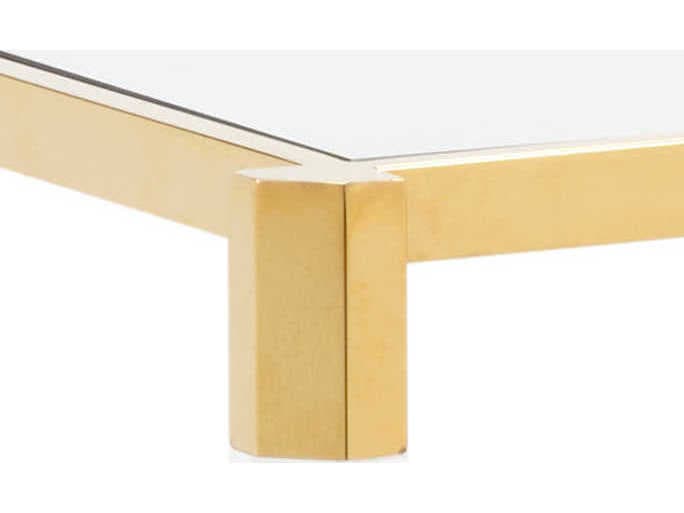 Wildwood Boulevardier Glass Clear Gold Bar Cart