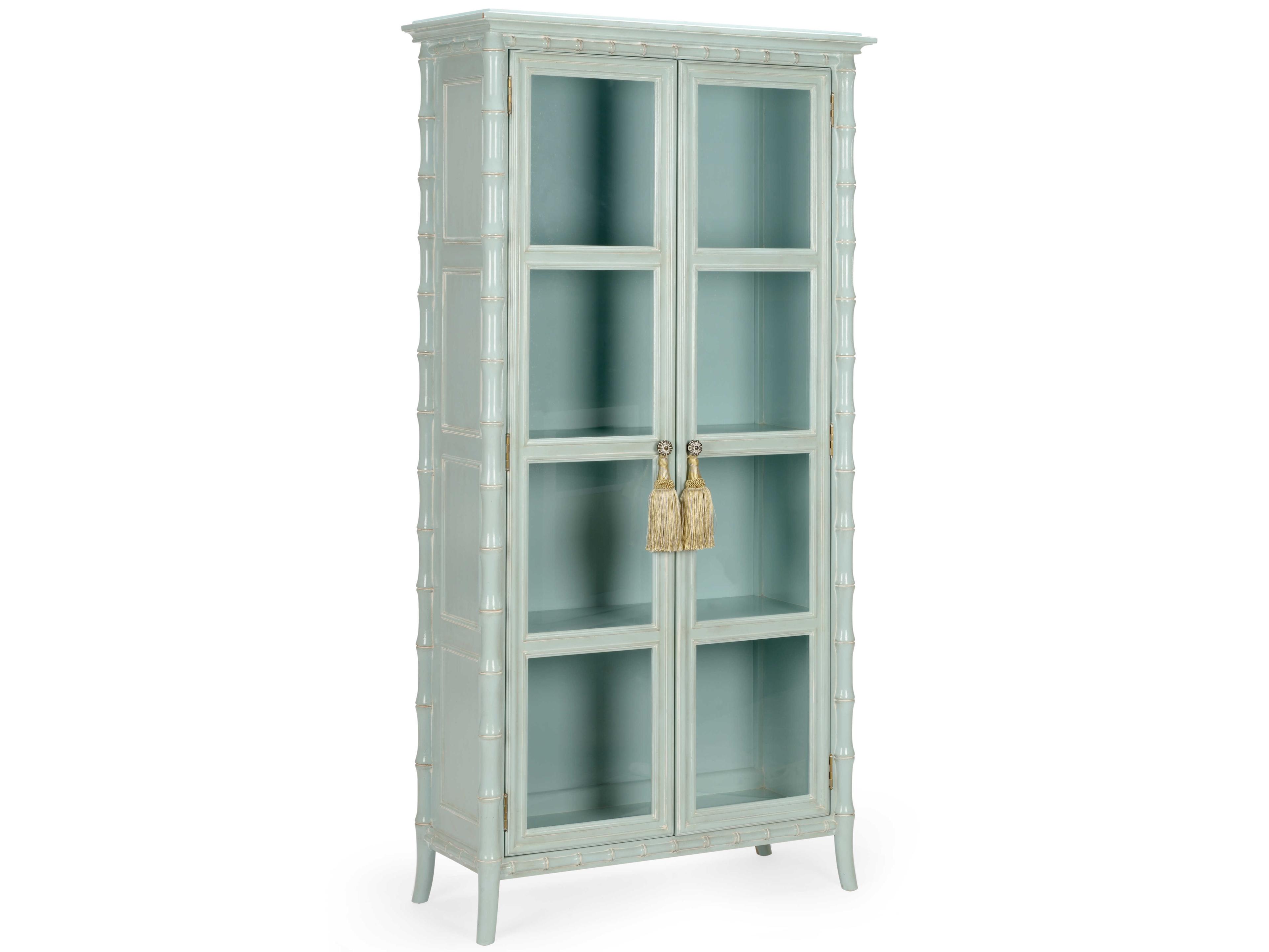 Wildwood Cape Cod Green Display Cabinet