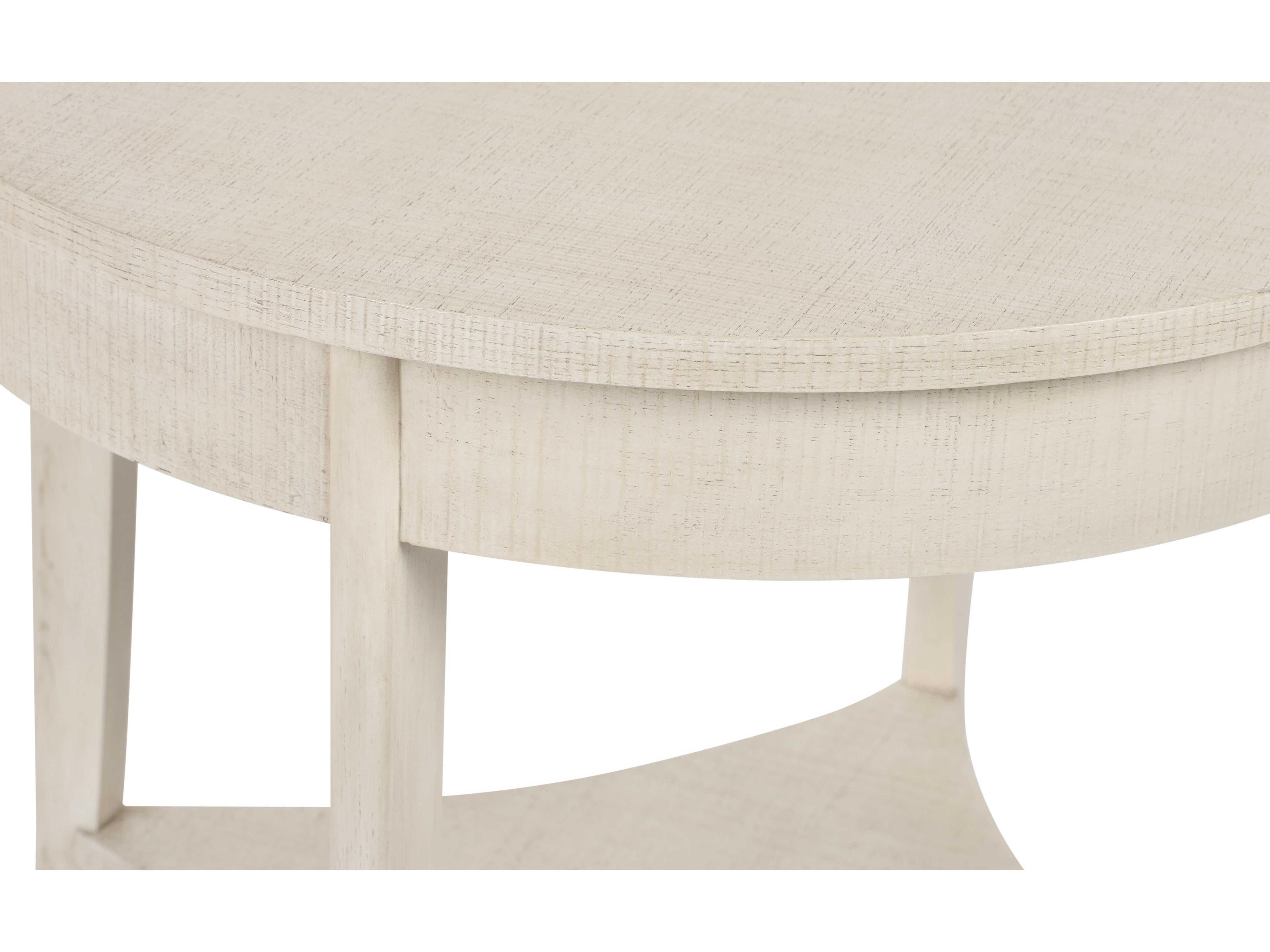 Wildwood Oaklee Round Wood Hand Finished Cerused Oak End Table