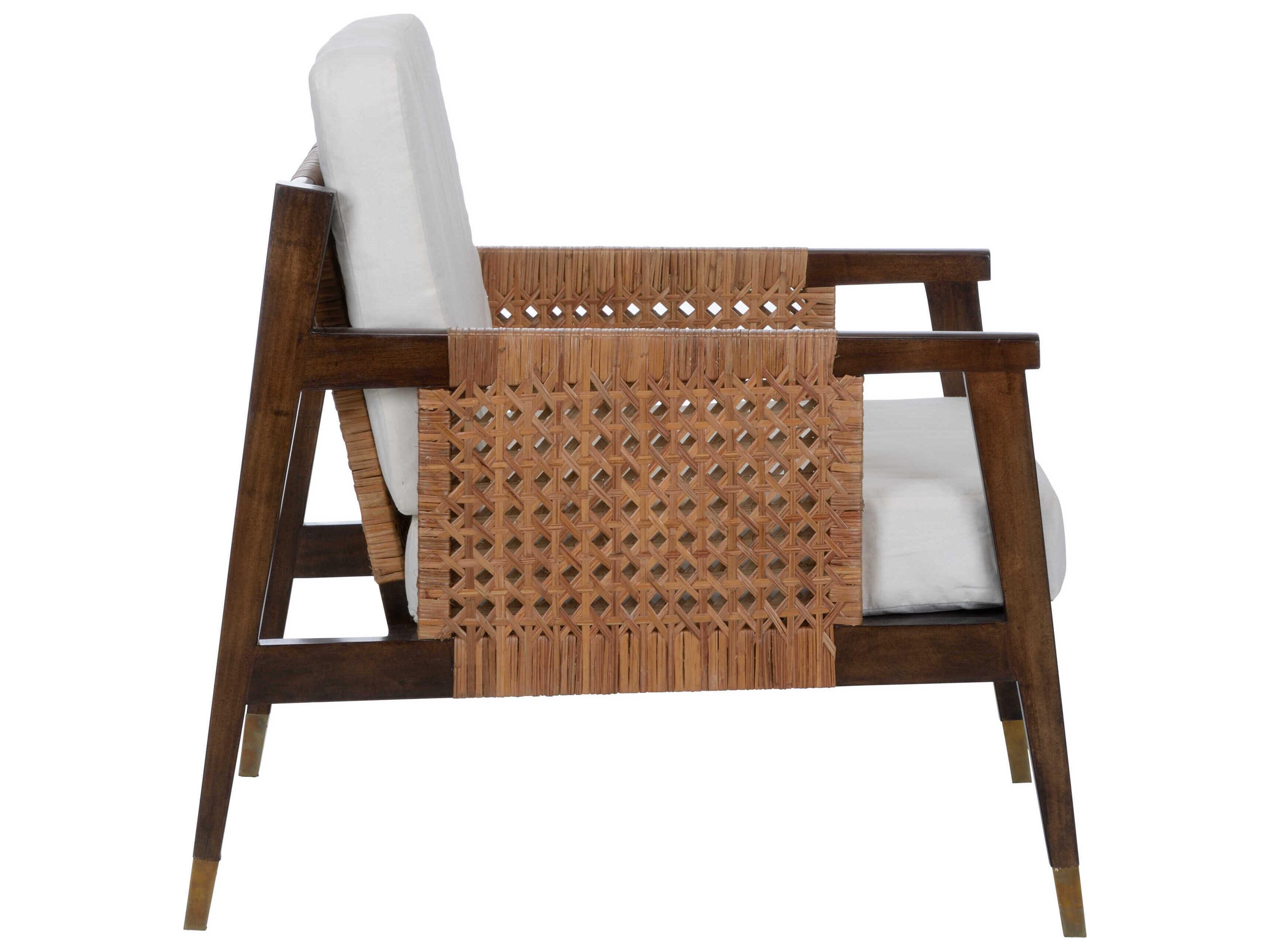 Wildwood Isle Of Palms Brown Fabric Accent Chair