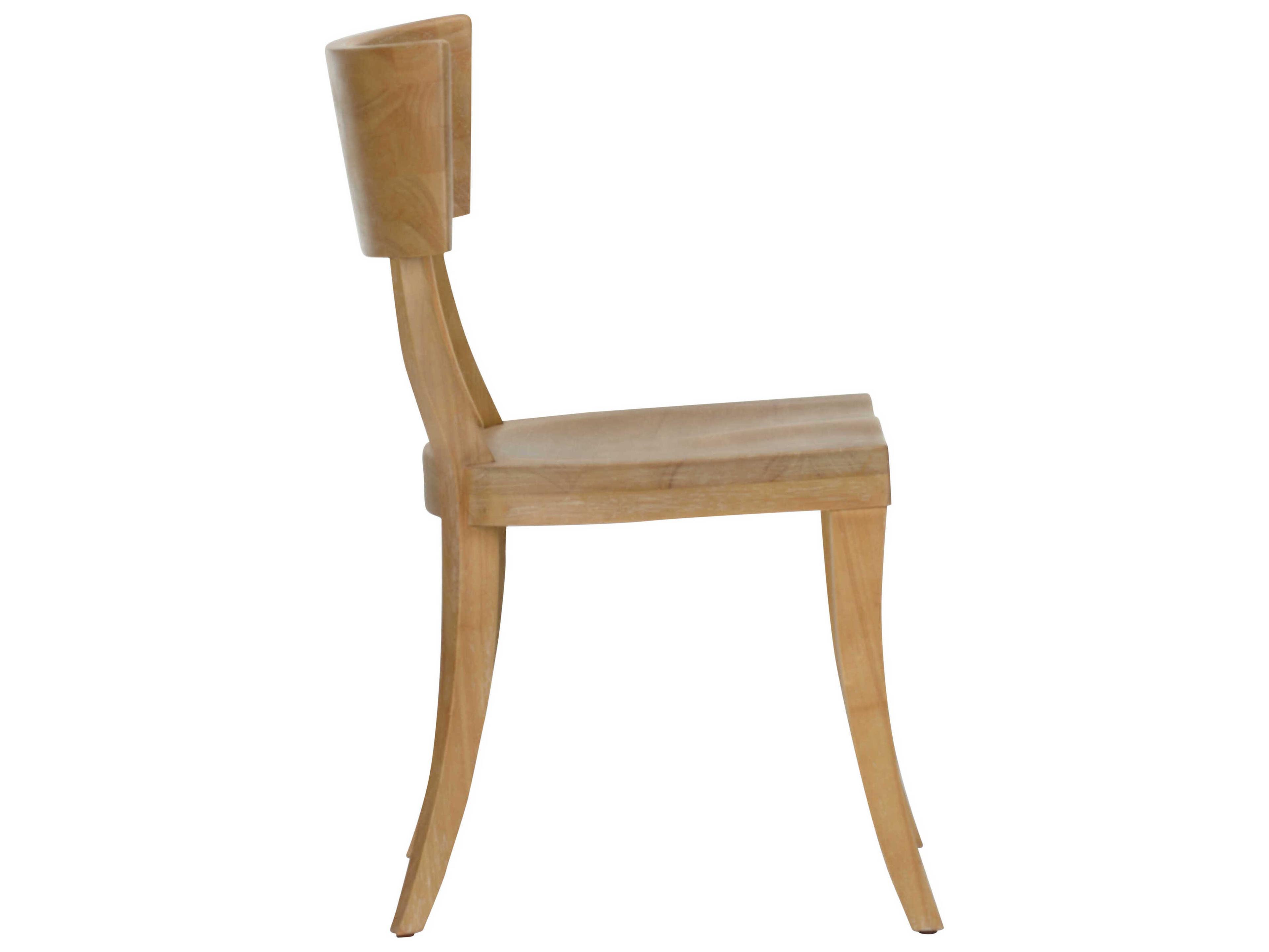 Wildwood Juhl Rubberwood Brown Side Dining Chair