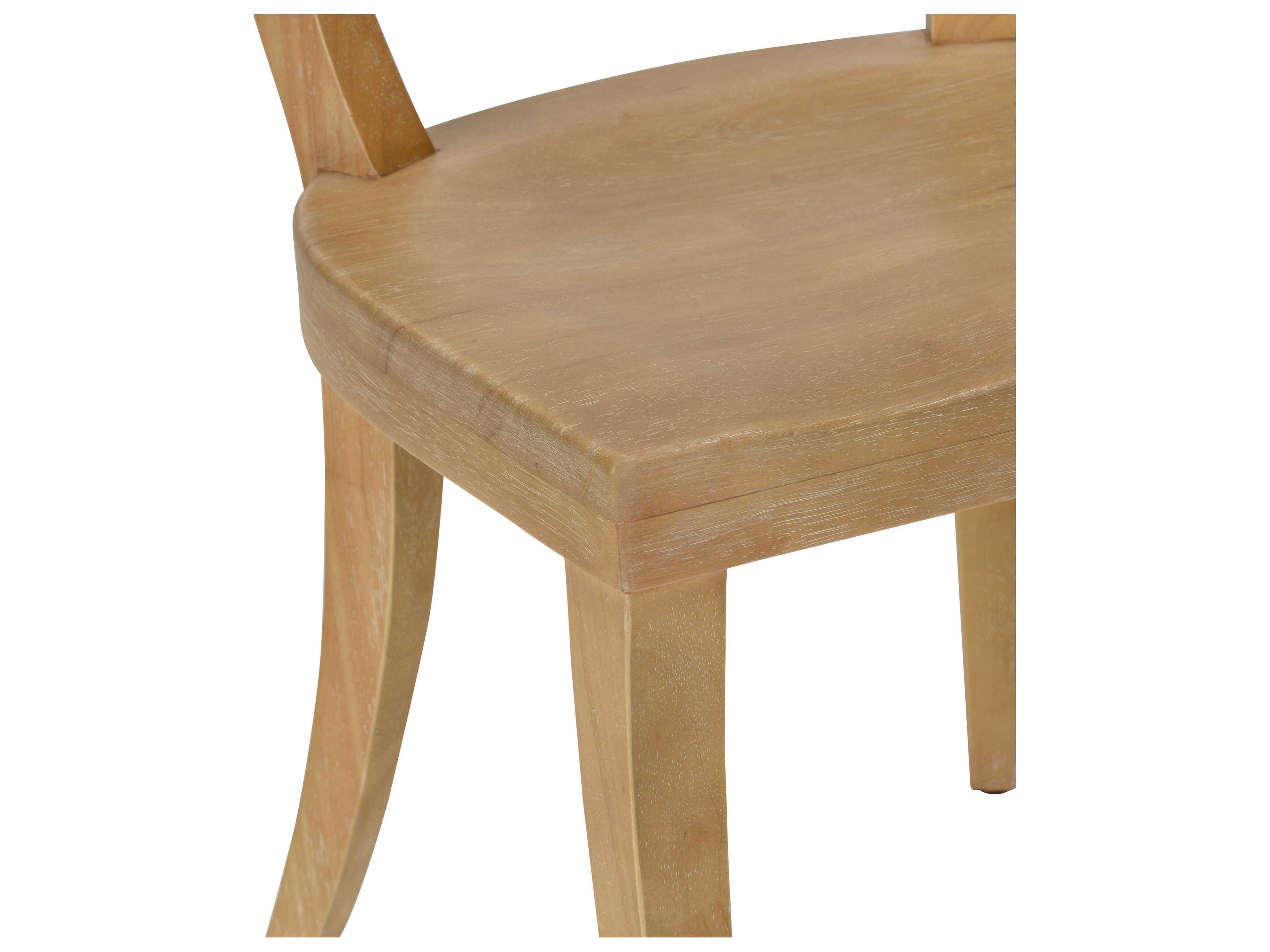 Wildwood Juhl Rubberwood Brown Side Dining Chair